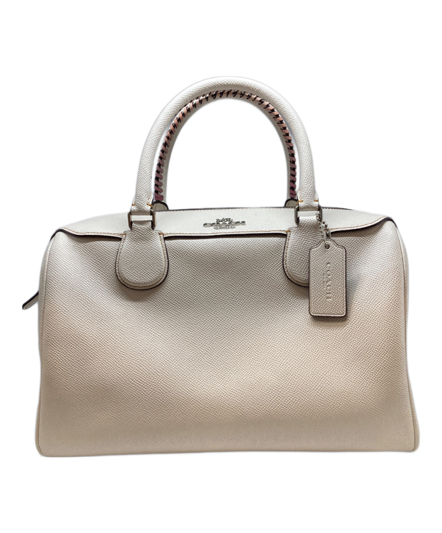 中古・古着通販】COACH (コーチ) 2WAYミニボストンバッグ ホワイト