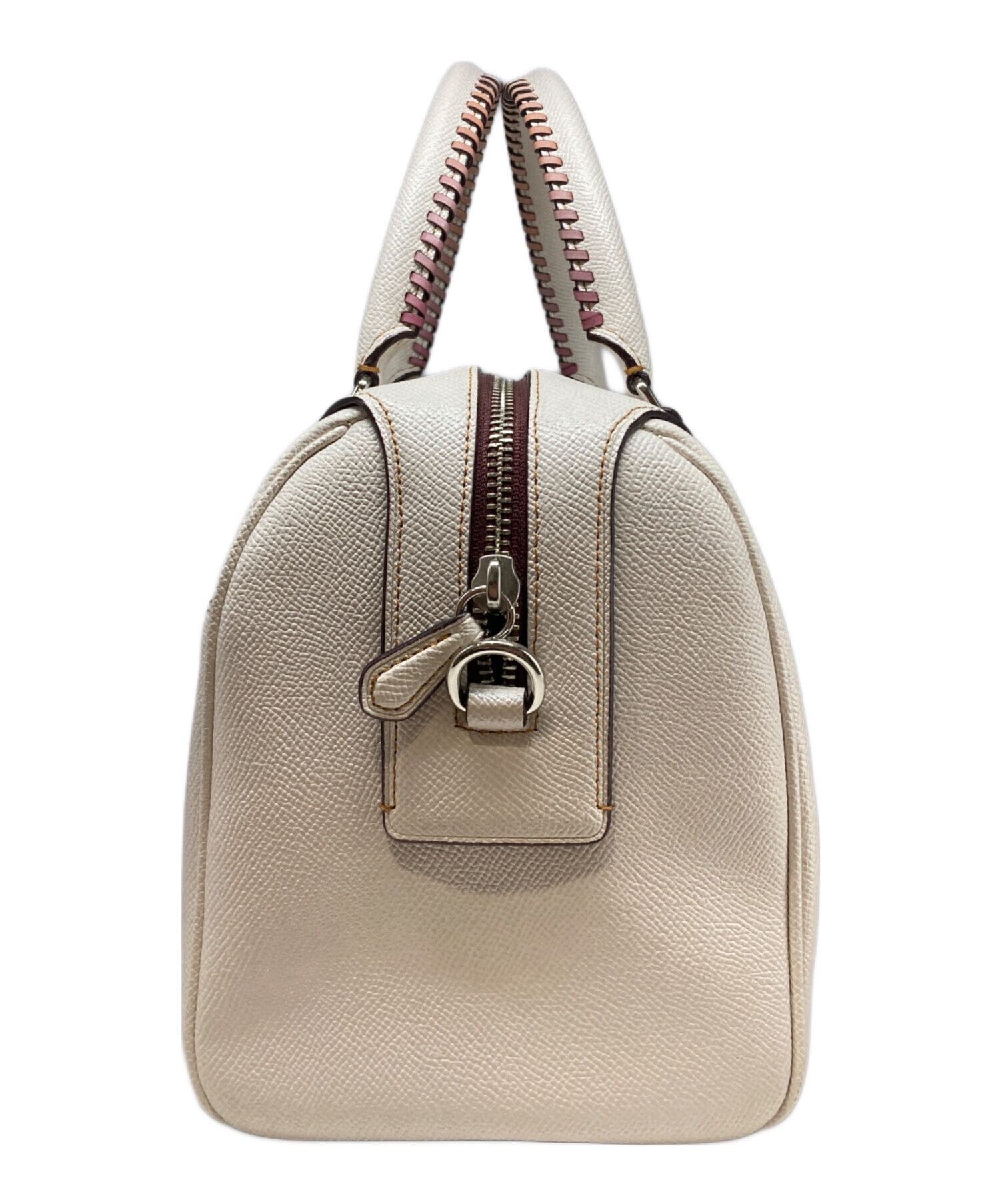 中古・古着通販】COACH (コーチ) 2WAYミニボストンバッグ ホワイト