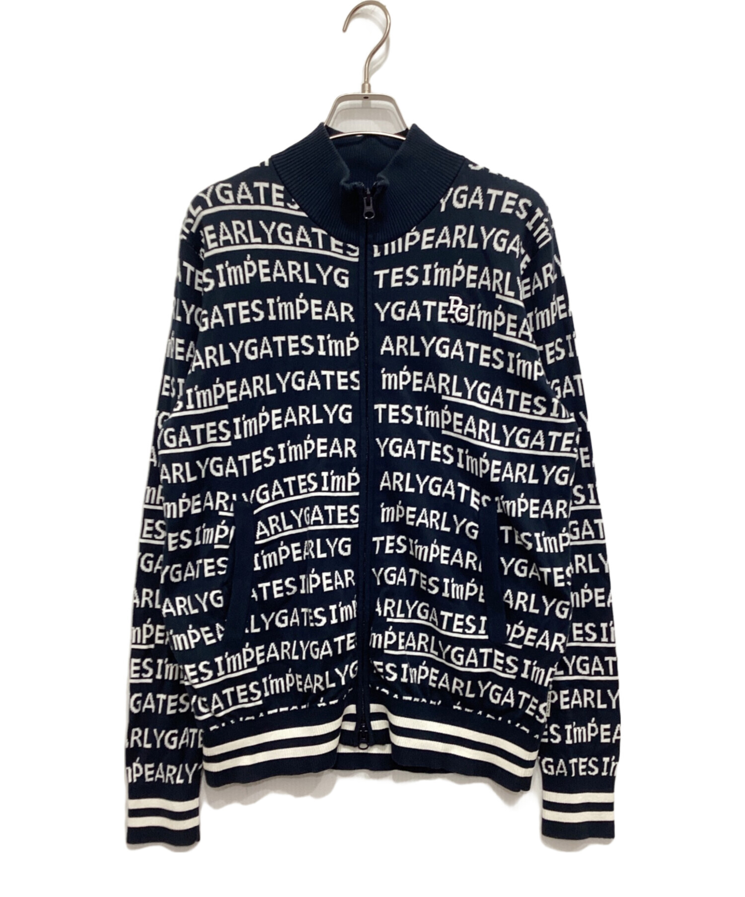 中古・古着通販】PEARLY GATES (パーリーゲイツ) ジップニット