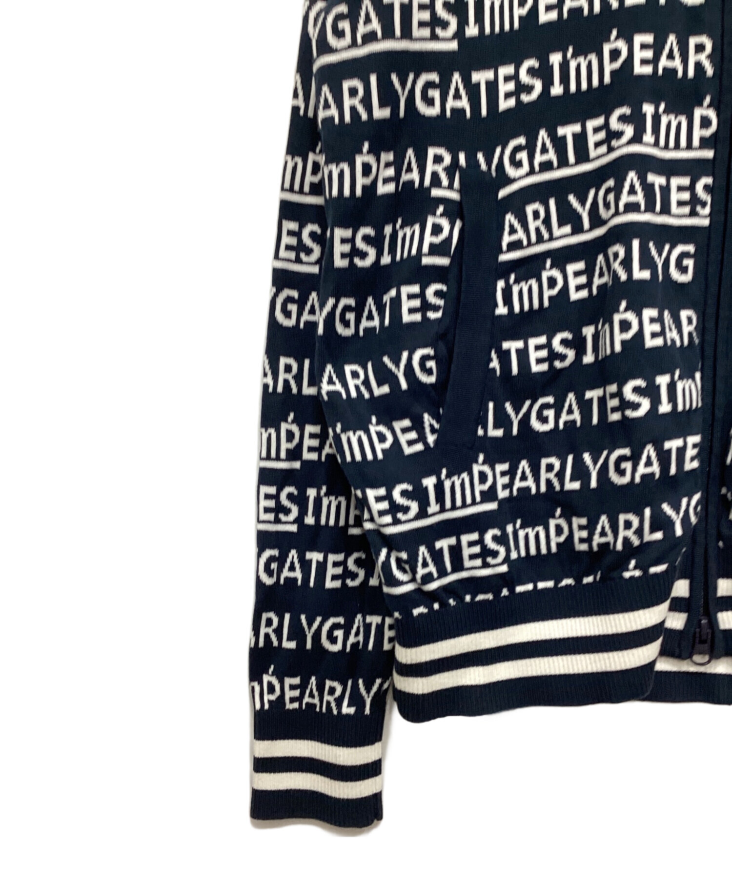 中古・古着通販】PEARLY GATES (パーリーゲイツ) ジップニット