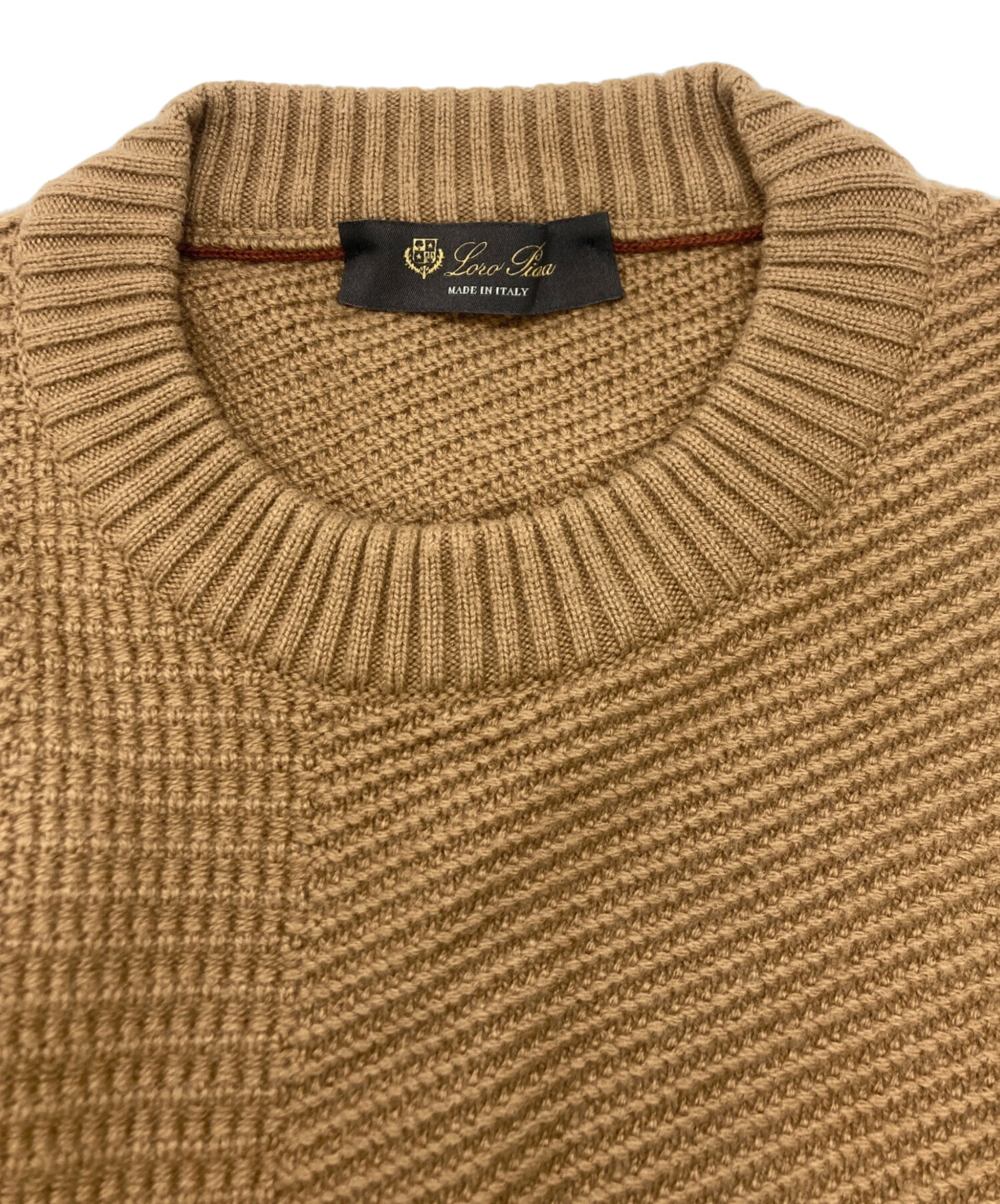 中古・古着通販】LORO PIANA (ロロピアーナ) カシミヤニット ブラウン