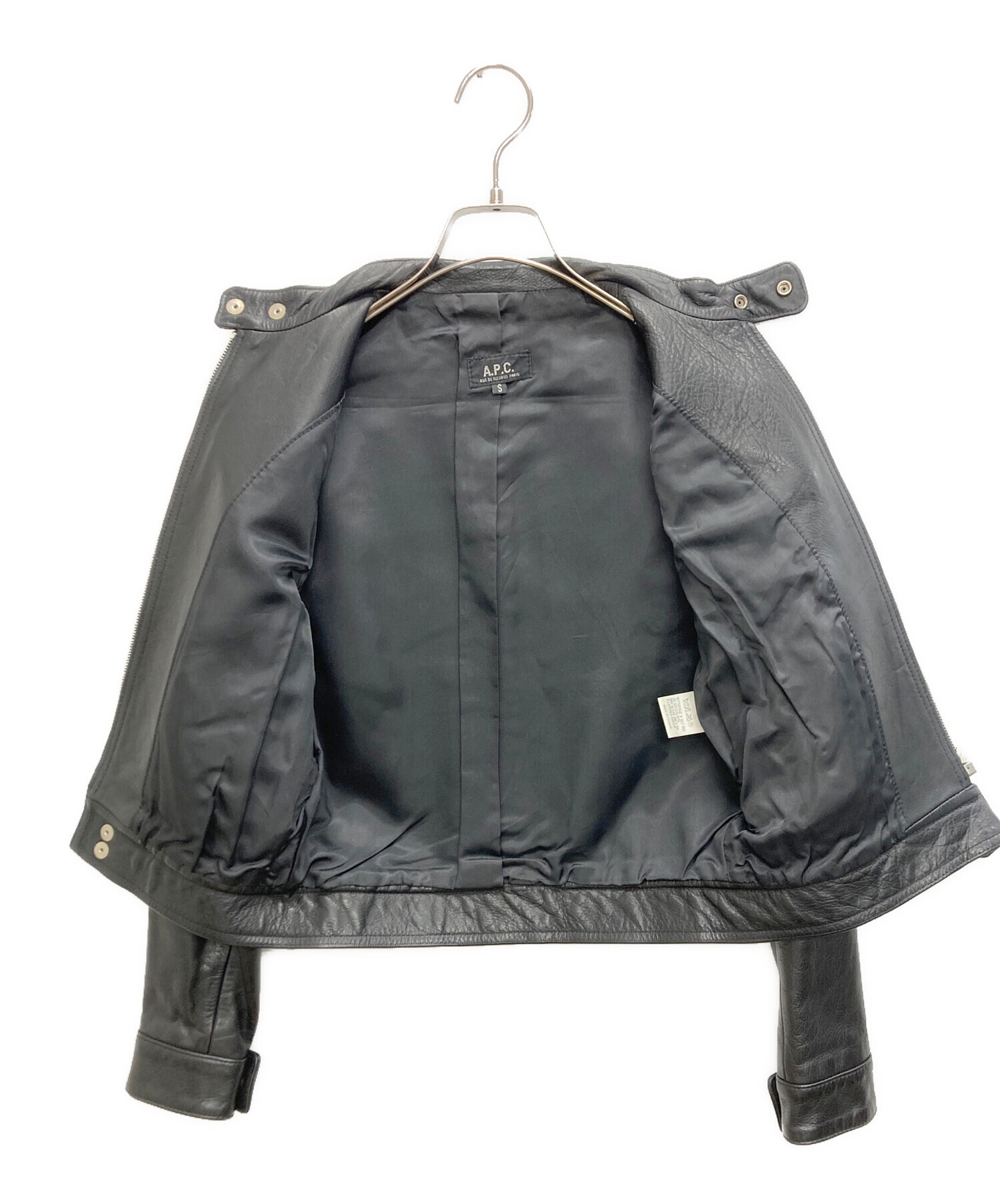 中古・古着通販】A.P.C. (アーペーセー) カウレザージャケット