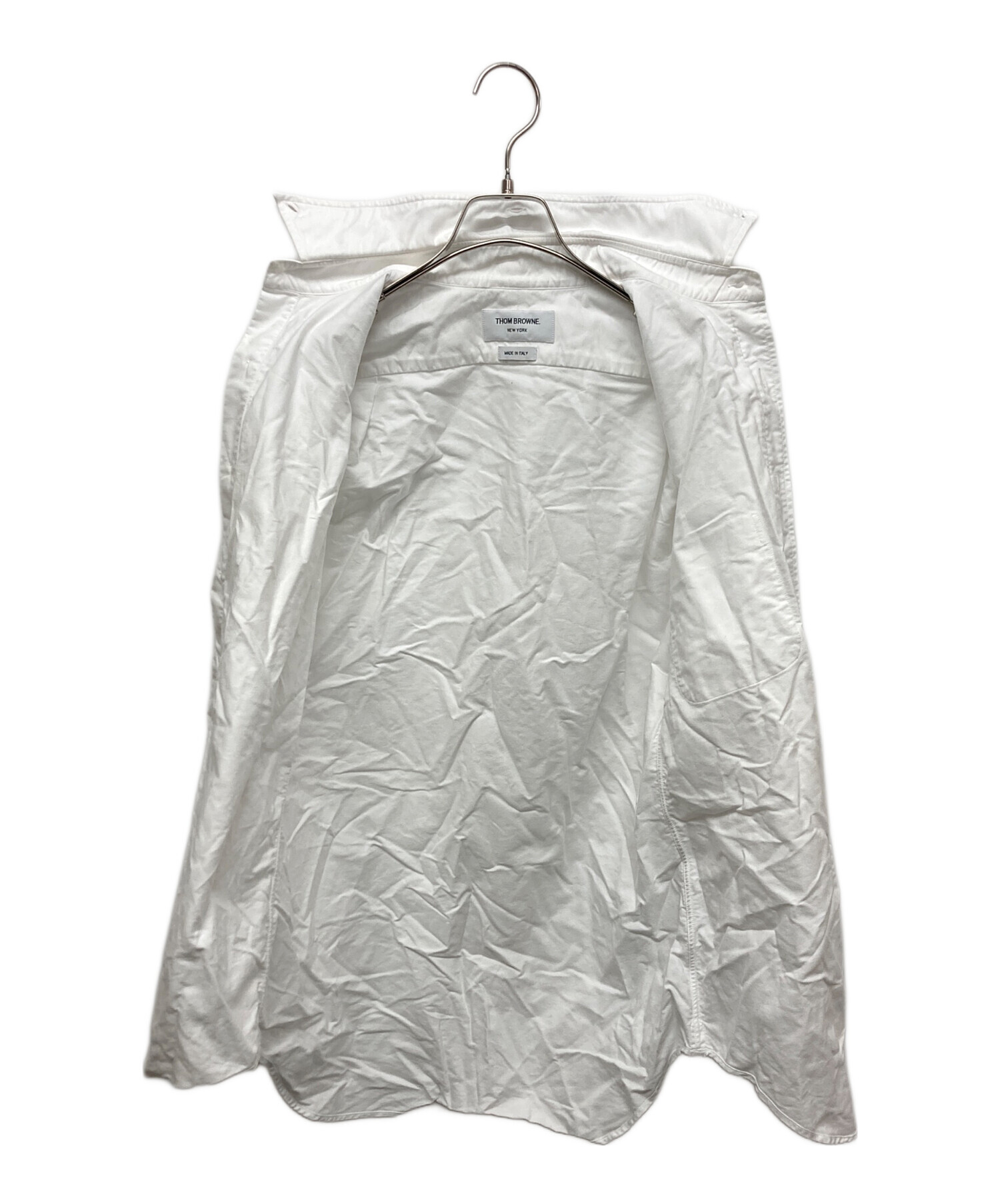 中古・古着通販】Thom Browne (トムブラウン) 長袖シャツ ホワイト