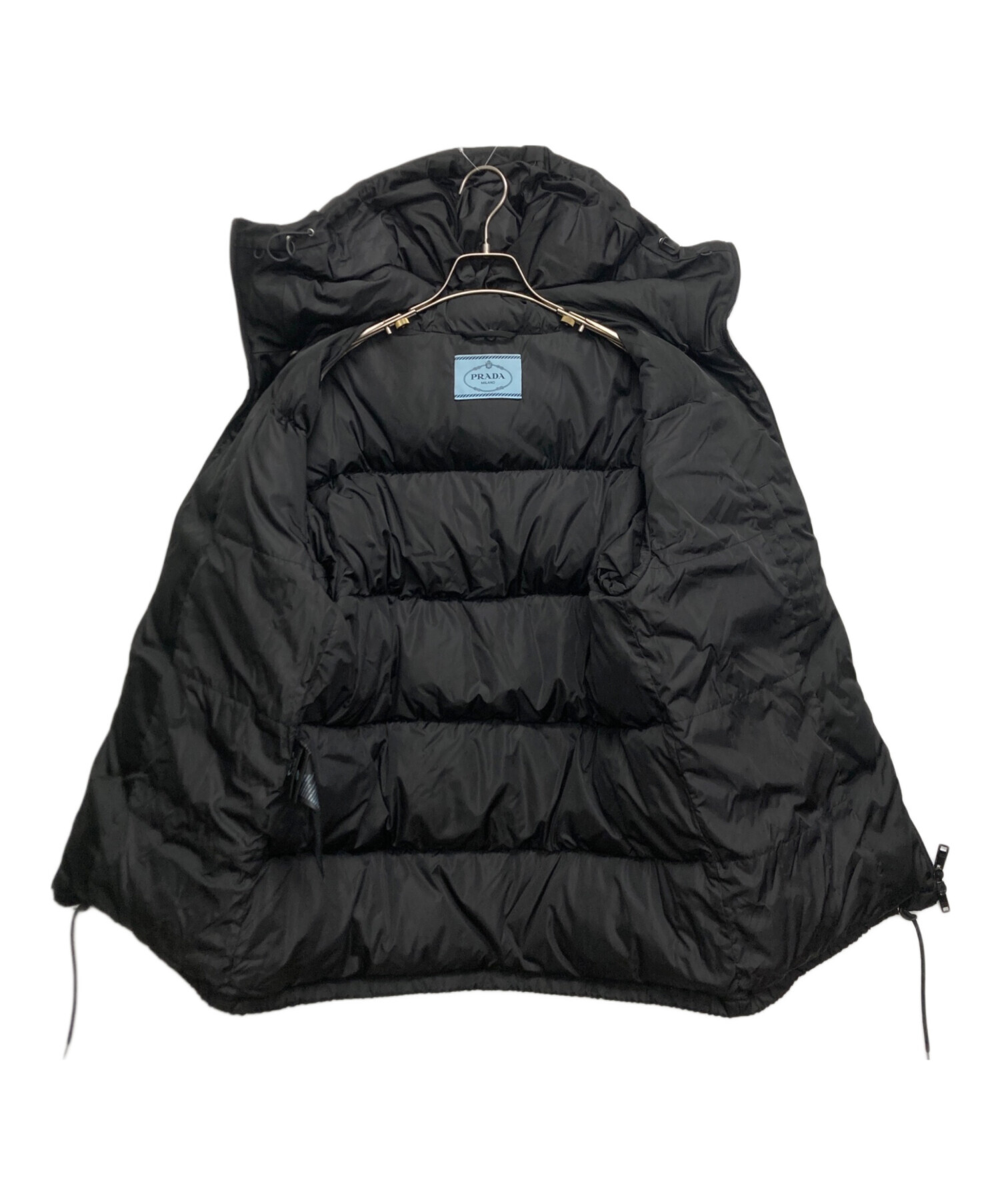 中古・古着通販】PRADA (プラダ) ダウンジャケット ブラック サイズ