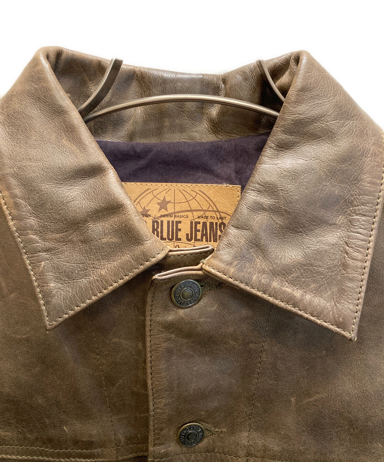 中古・古着通販】GAP (ギャップ) 00's レザートラッカージャケット