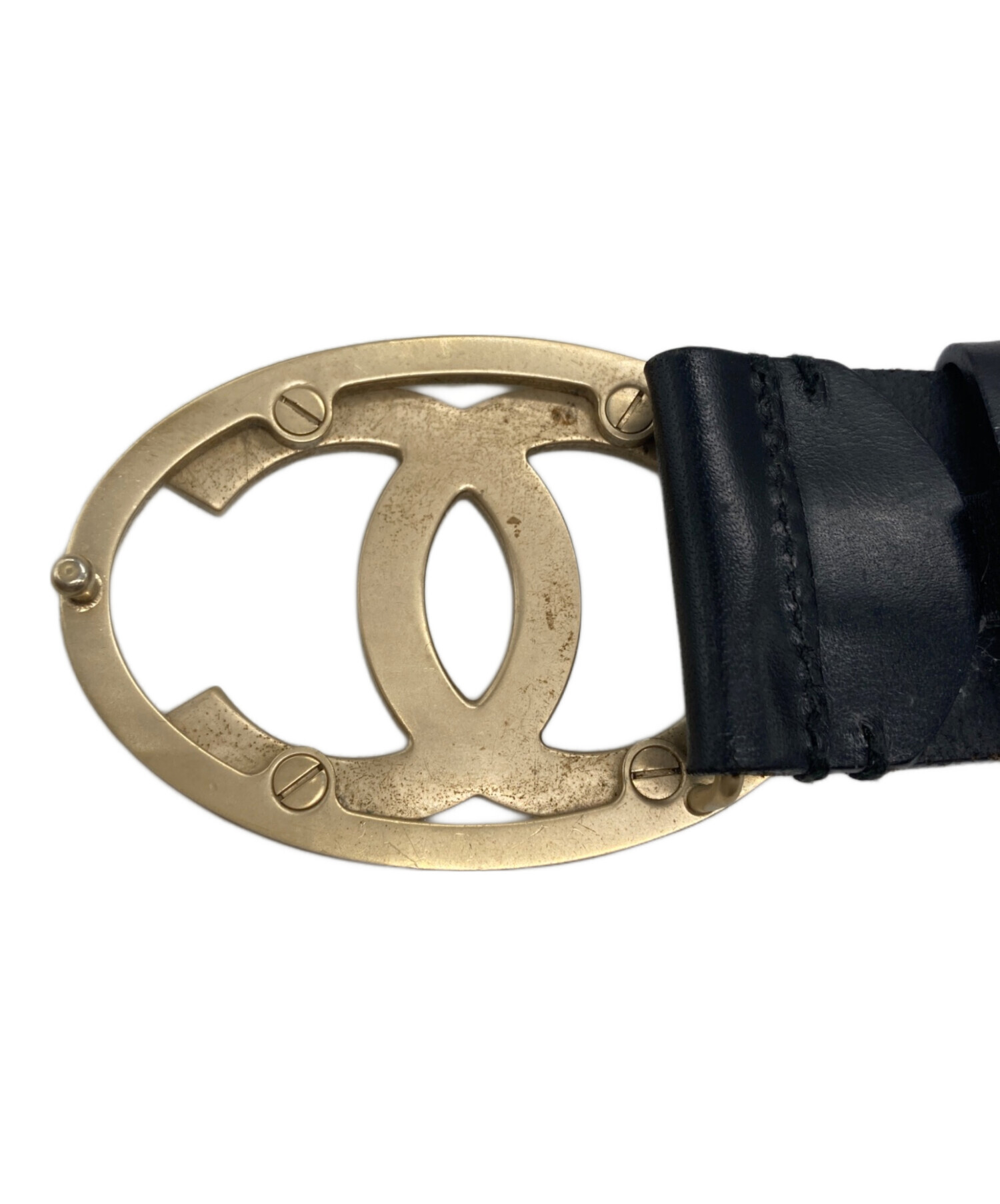 中古・古着通販】CHANEL (シャネル) ココマークバックルベルト