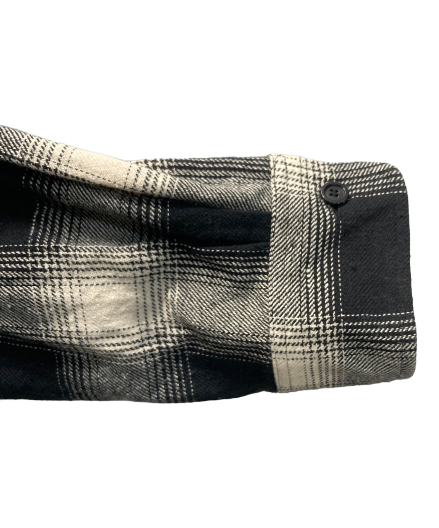 中古・古着通販】KINEMA (キネマ) L/S OMBRE CHECK SHIRT ホワイト