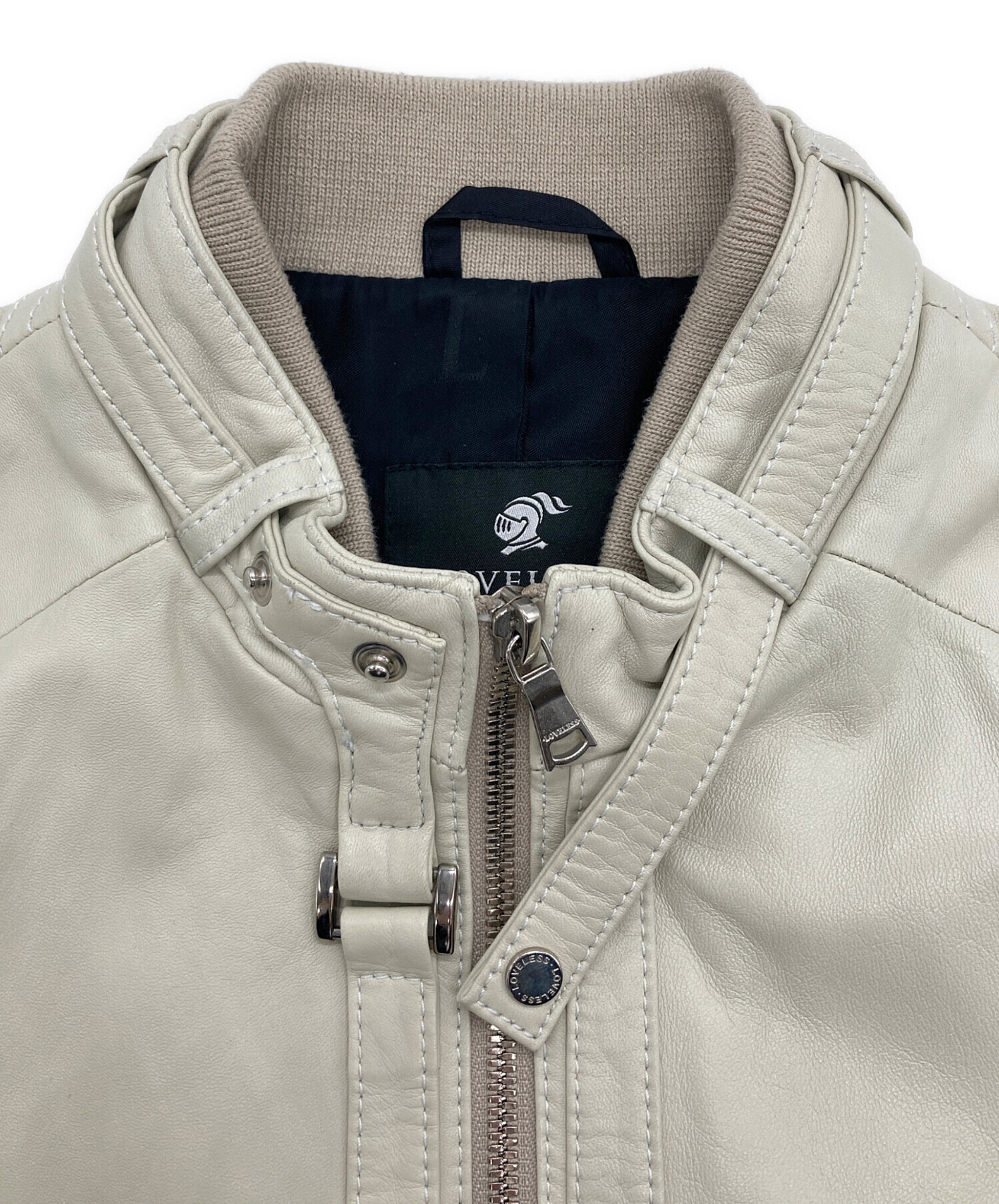 中古・古着通販】LOVELESS (ラブレス) ラムレザー ライダース