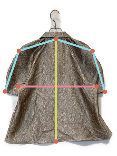 中古・古着通販】machatt (マチャット) メタリックパフスリーブ