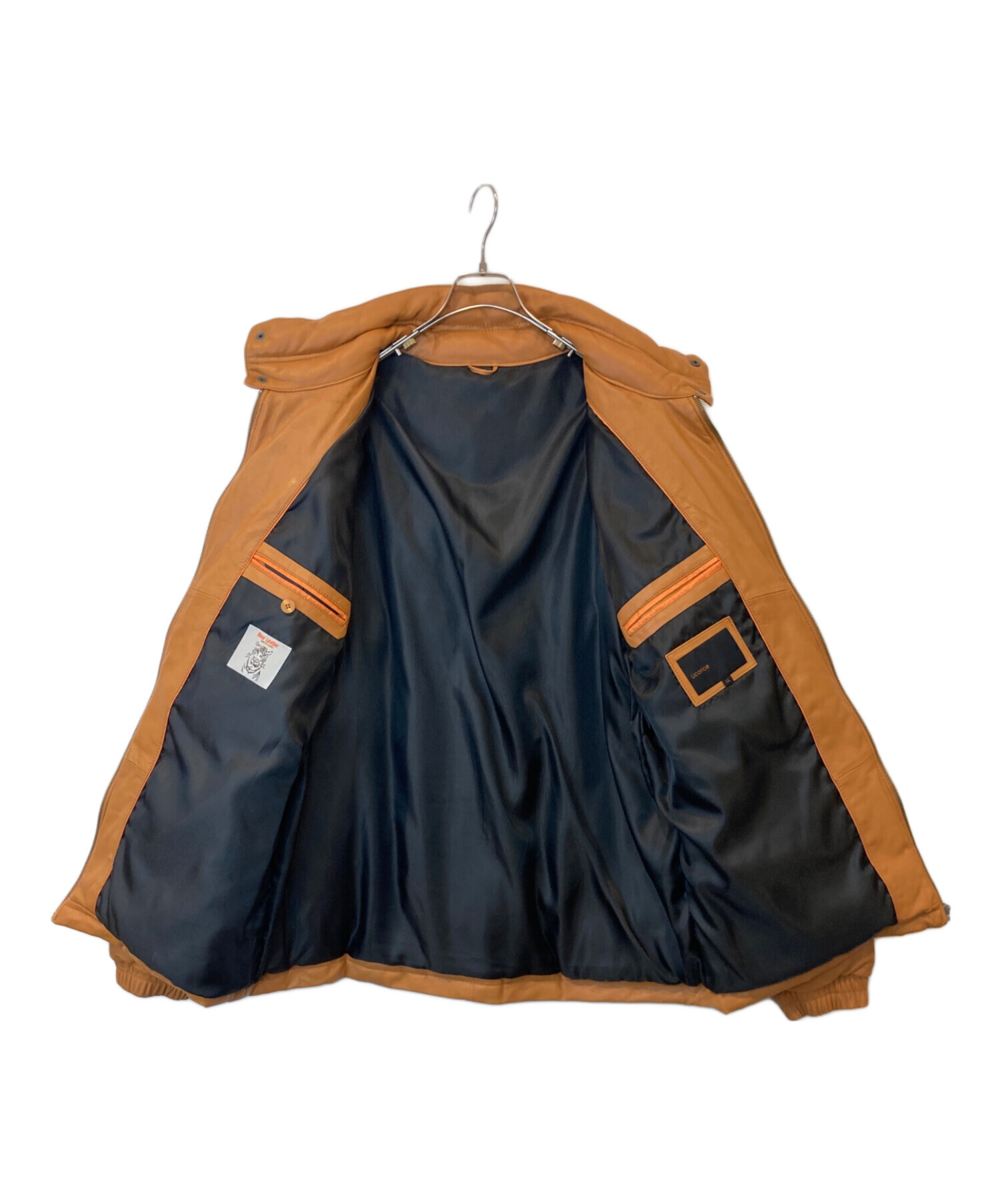 中古・古着通販】LICORICE (リコリス) ラムレザーダウンジャケット