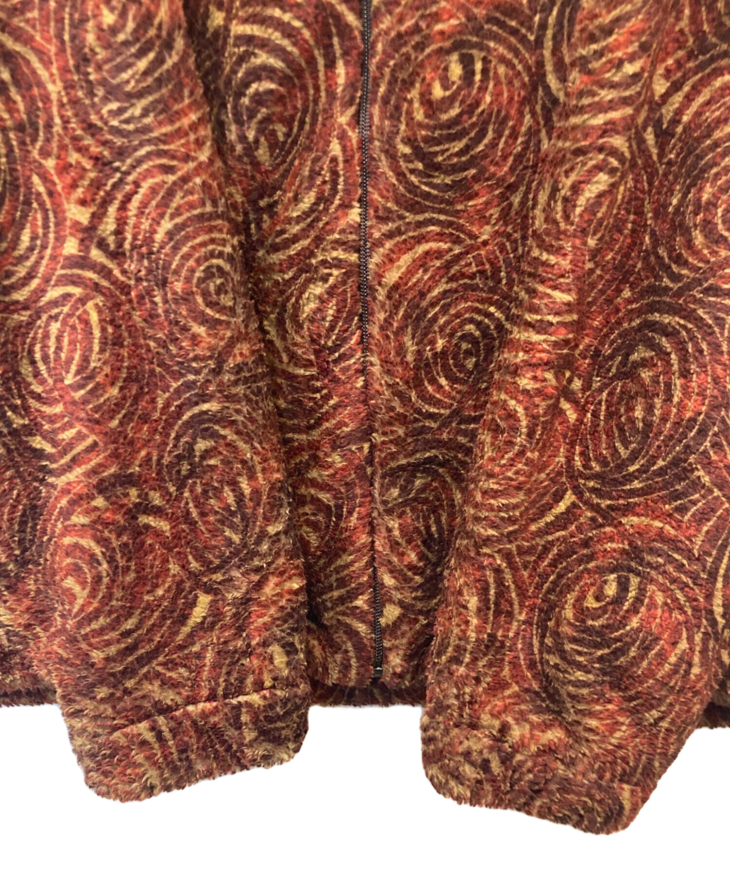 中古・古着通販】CALEE (キャリー) spiral pattern fleece jacket