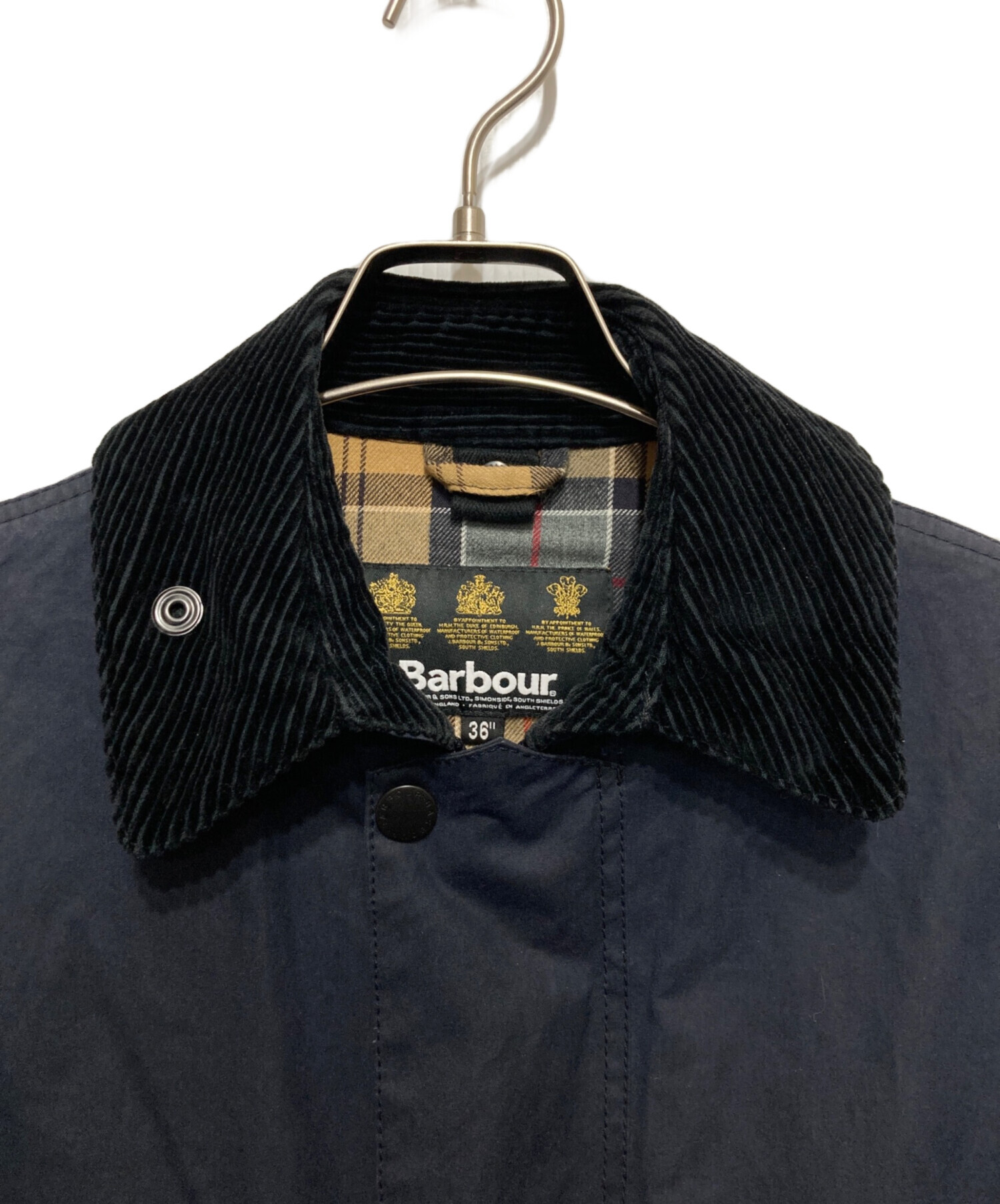 中古・古着通販】Barbour (バブアー) SL BORDER ジャケット ネイビー
