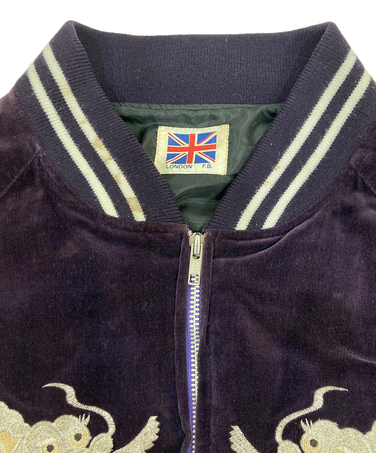 中古・古着通販】LONDON FB (ロンドンエフビー) スカジャン パープル