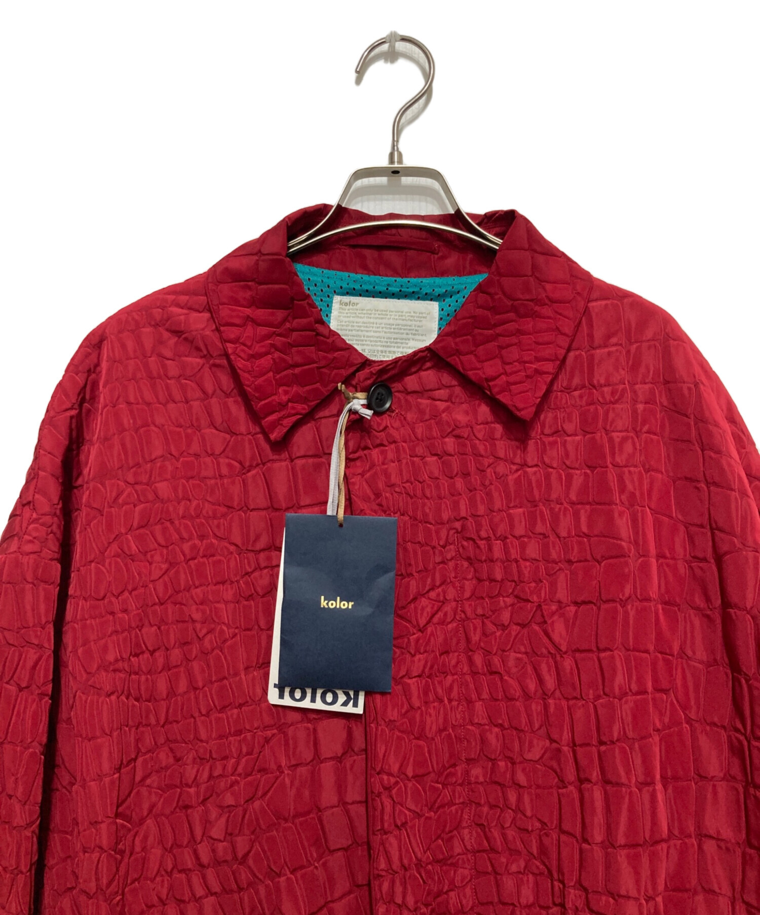 中古・古着通販】KOLOR (カラー) クロコダイルクロスステンカラー