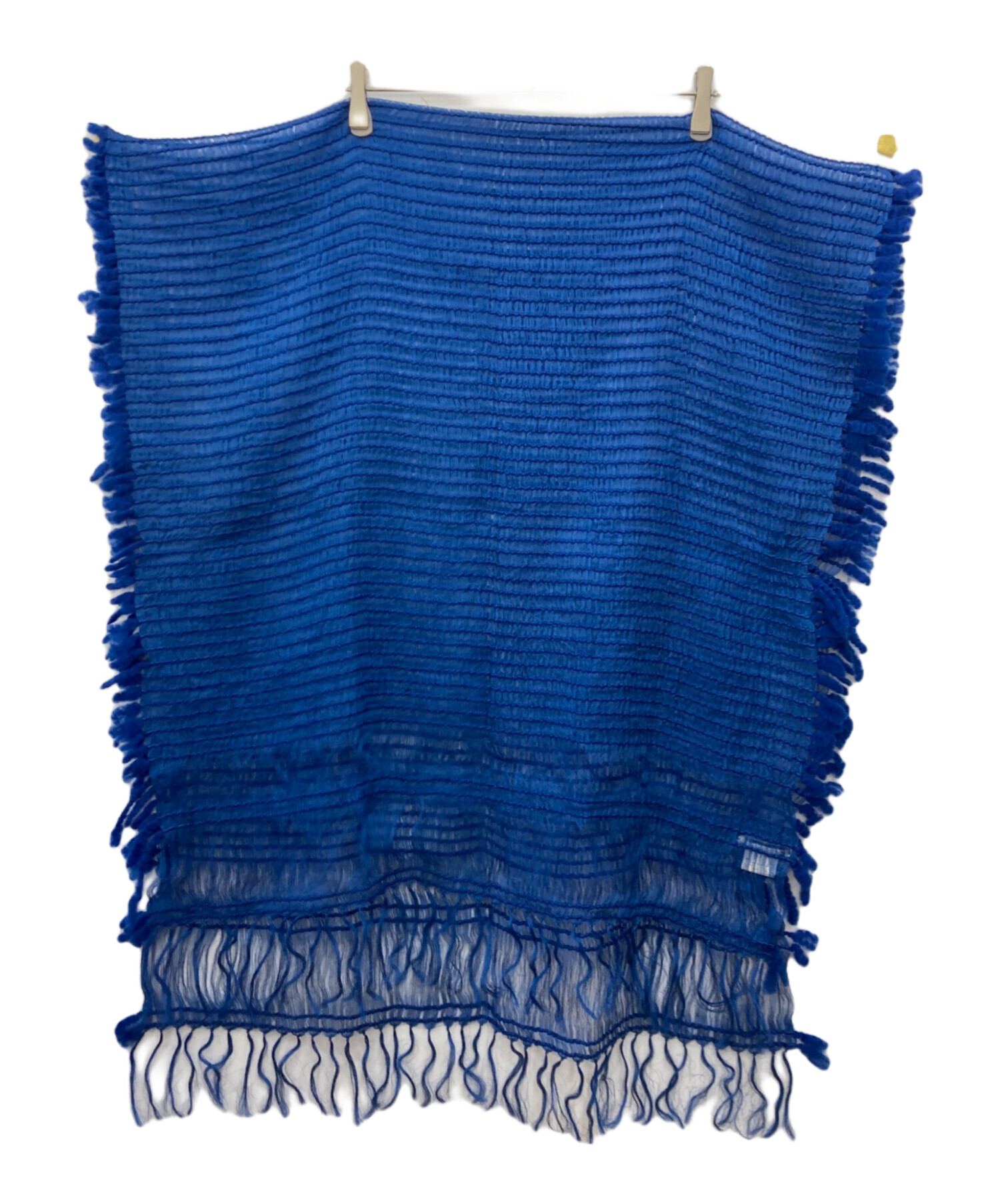 中古・古着通販】ISSEY MIYAKE (イッセイミヤケ) ストール ブルー