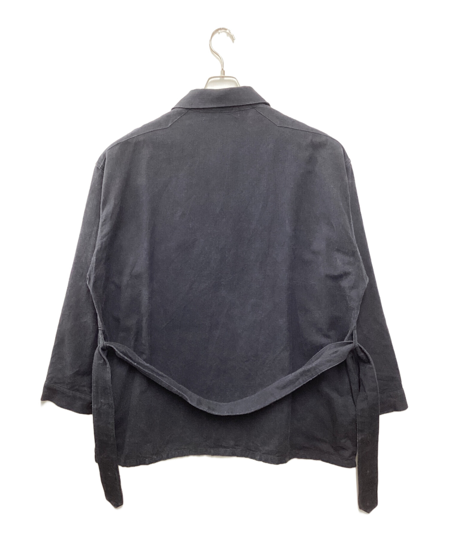 中古・古着通販】NICENESS (ナイスネス) プルオーバーシャツ ブラック