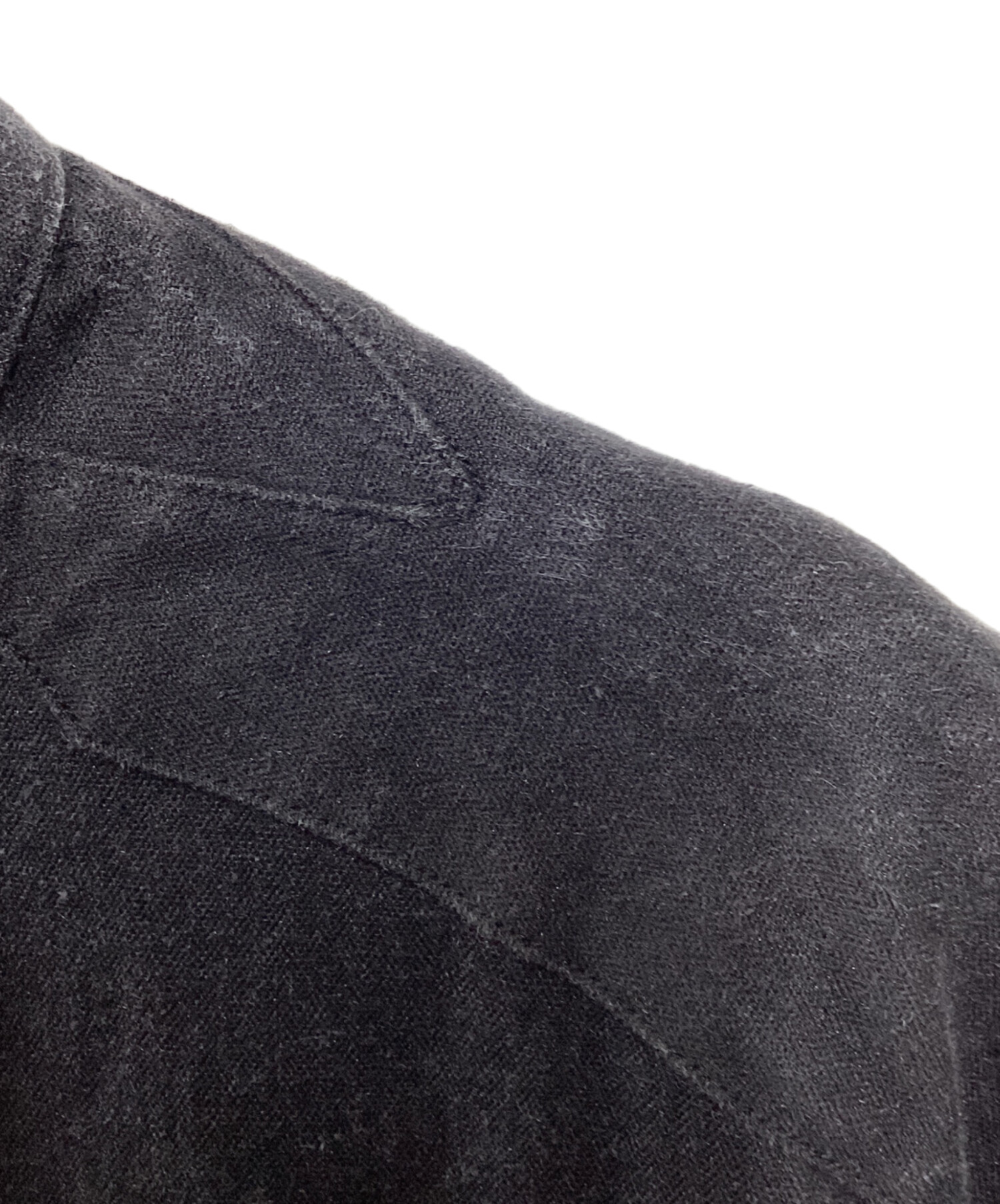 中古・古着通販】NICENESS (ナイスネス) プルオーバーシャツ ブラック