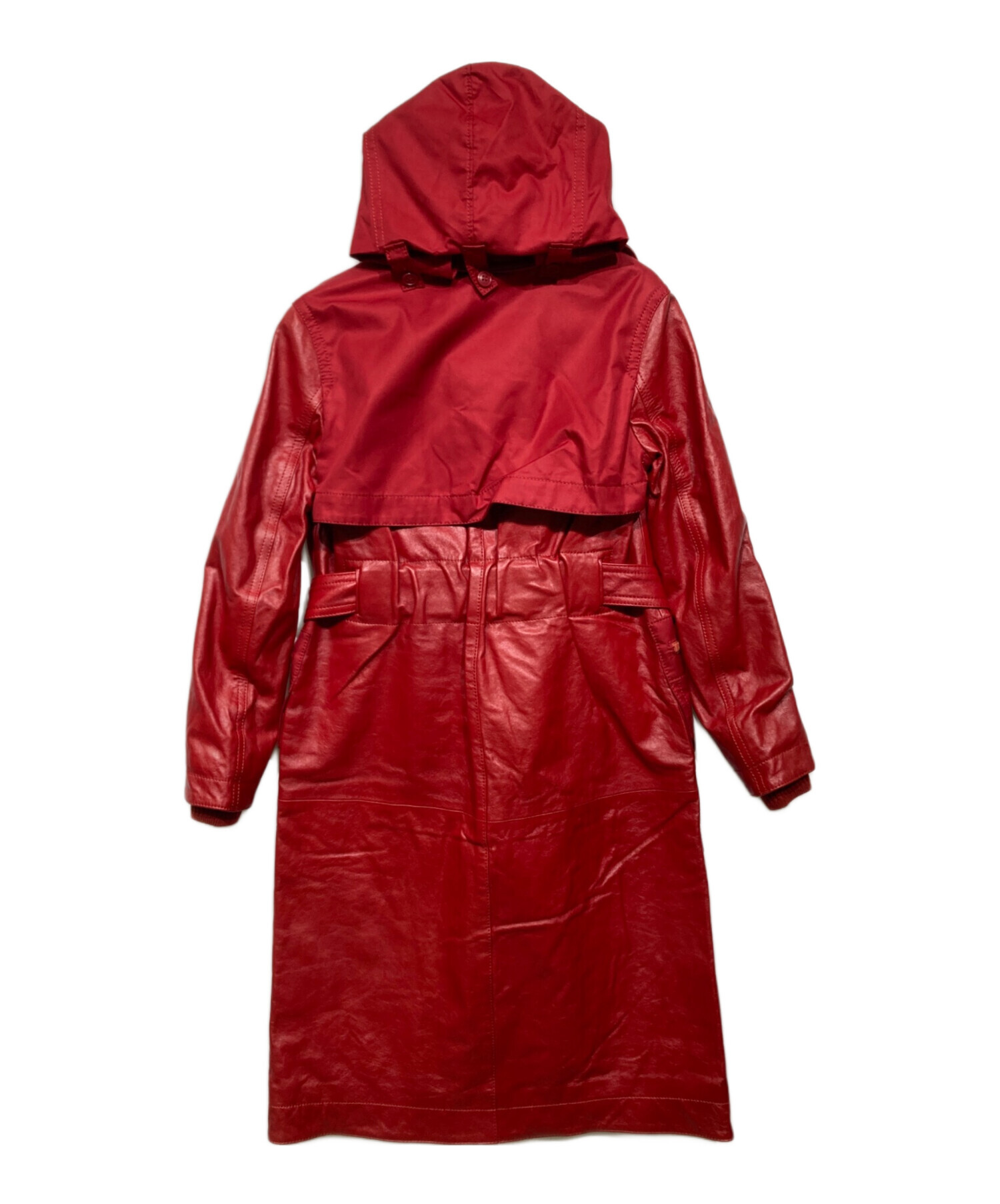 中古・古着通販】COACH (コーチ) ラムレザー 切替 トレンチコート