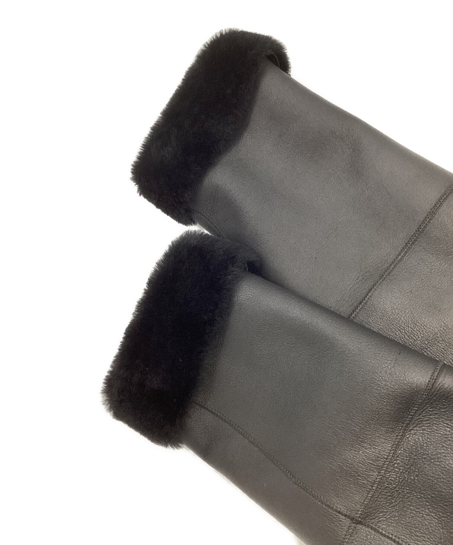 中古・古着通販】theory (セオリー) リアルムートンコート ブラック