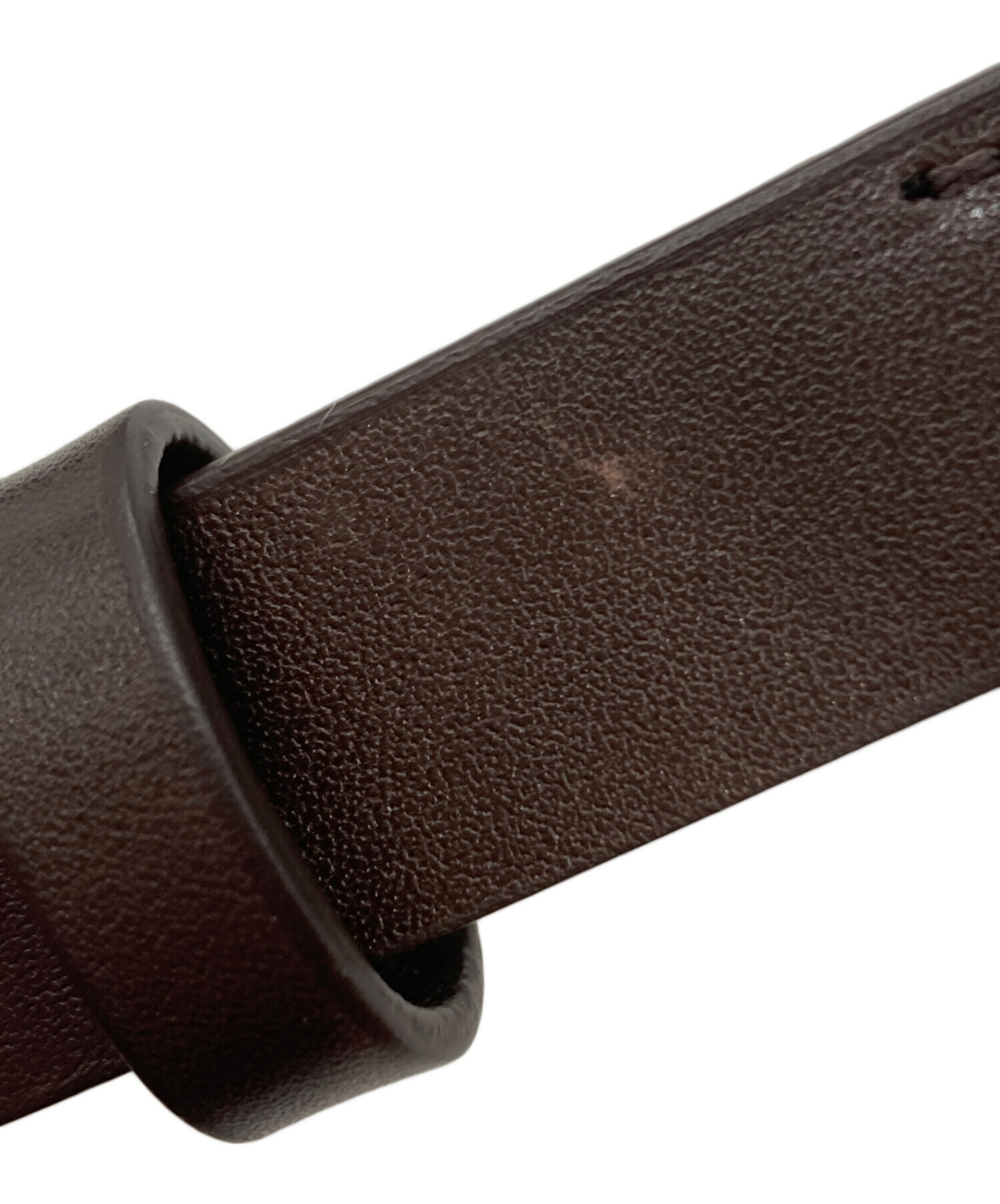 中古・古着通販】AURALEE (オーラリー) SLIDE BUCKLE BELT BROWN