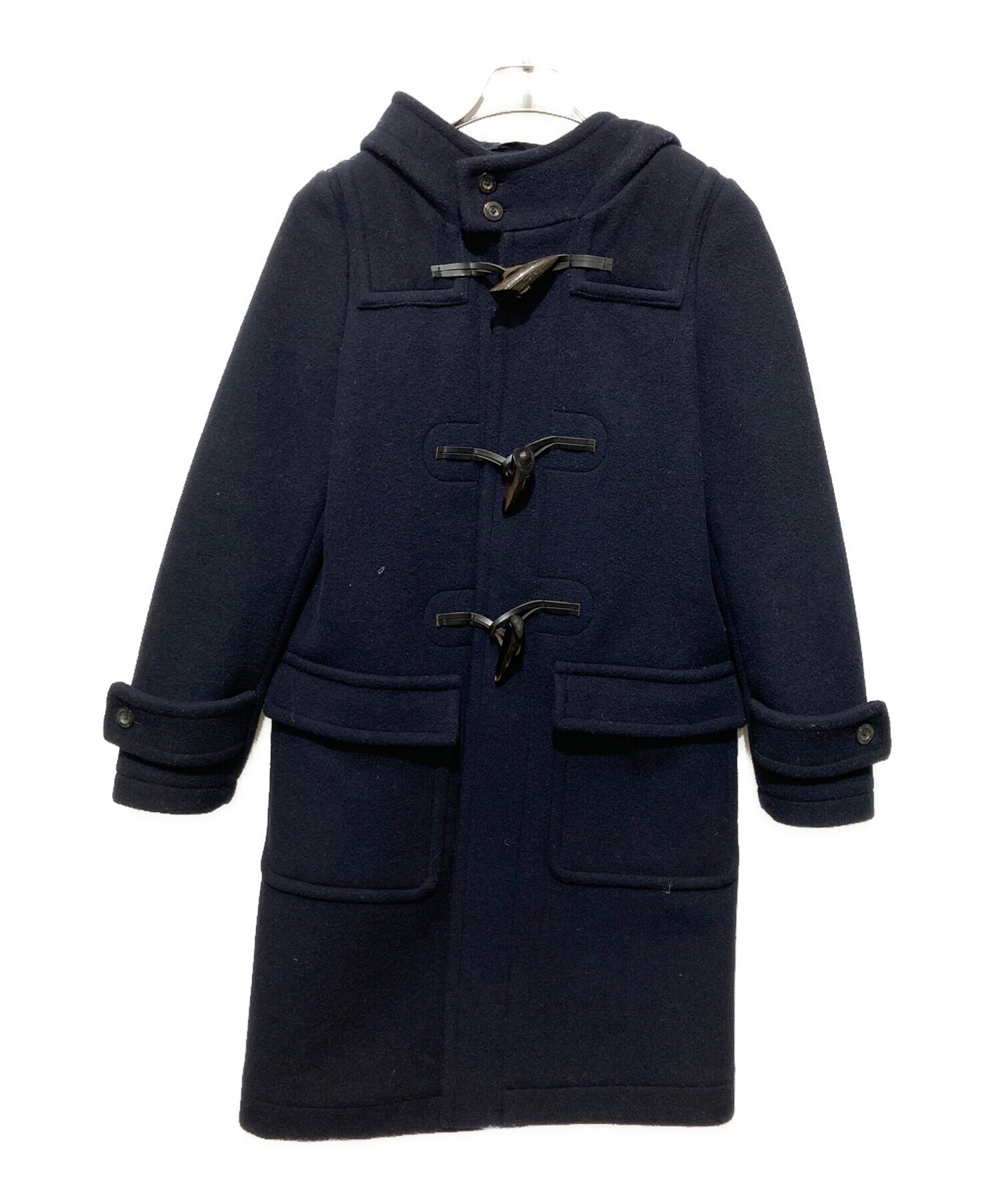 中古・古着通販】HYKE (ハイク) ダッフルコート ネイビー サイズ:2