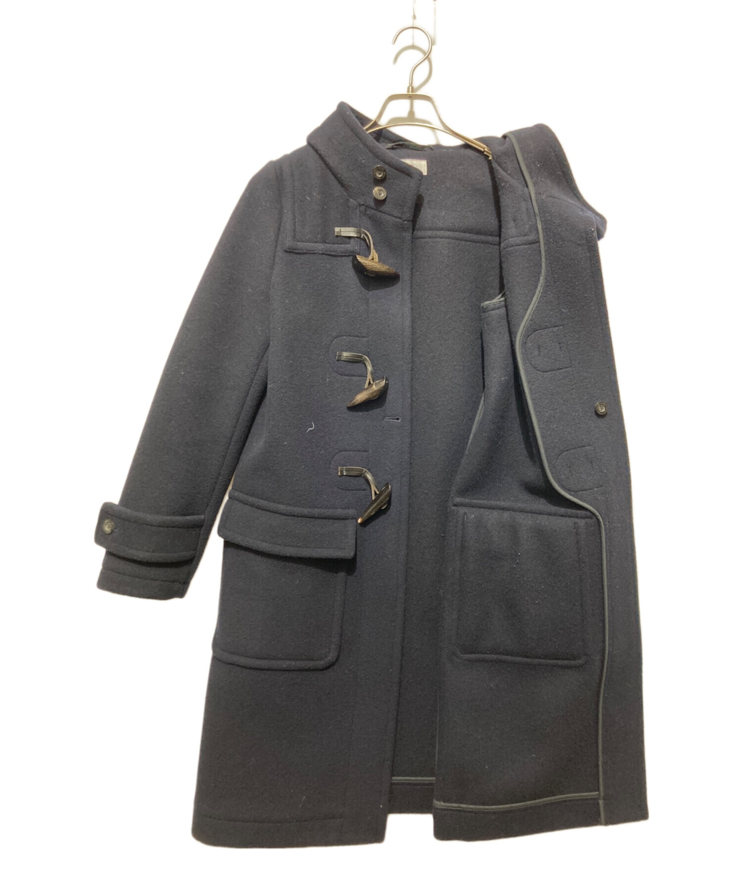 中古・古着通販】HYKE (ハイク) ダッフルコート ネイビー サイズ:2