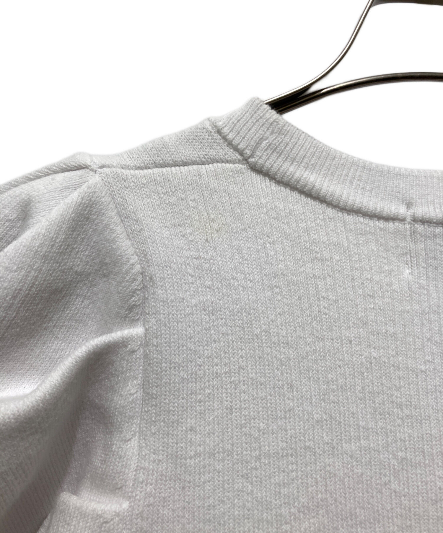 中古・古着通販】Bibiy. (ビビィ) AMELIE PEPURAMU KNIT ホワイト