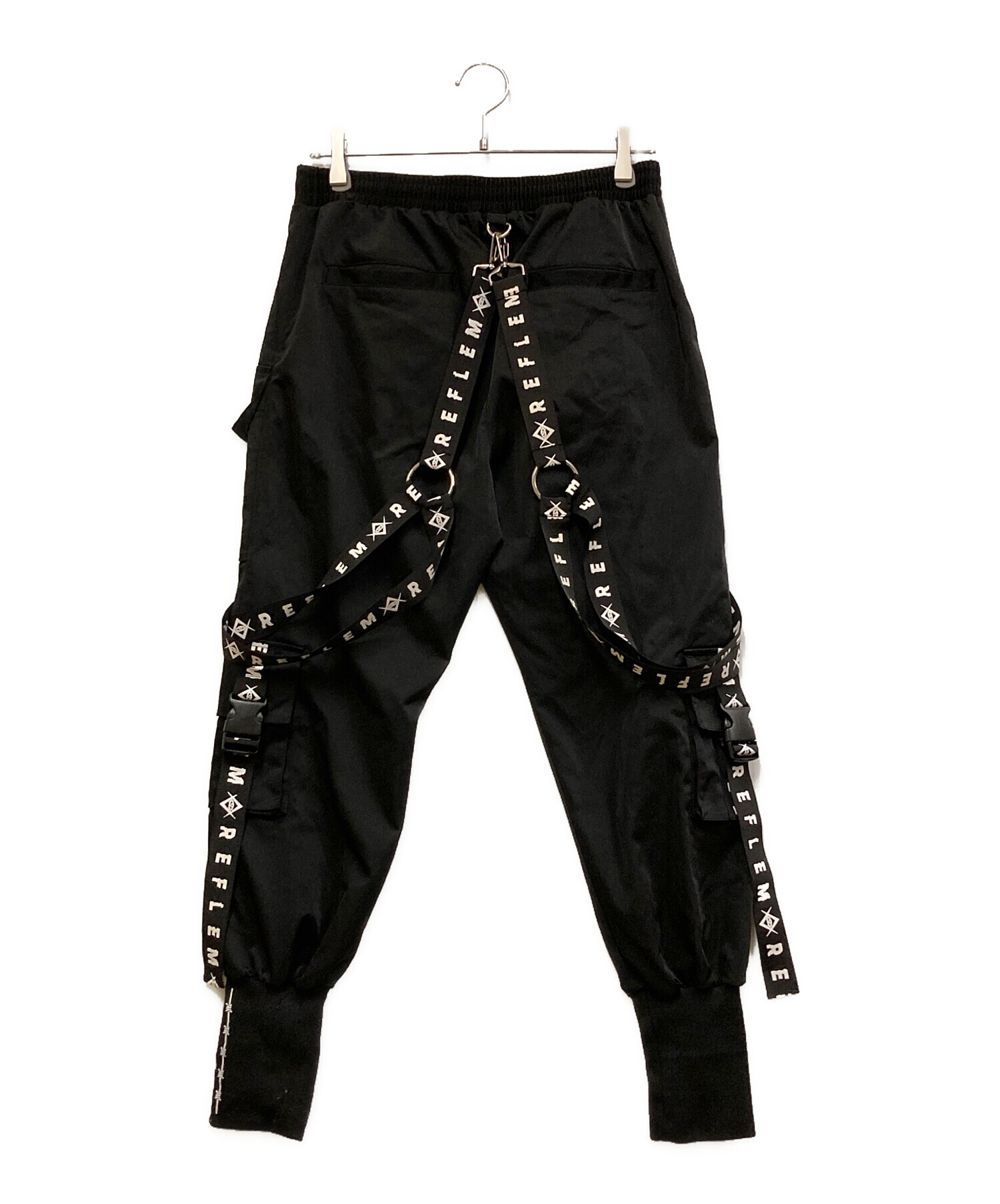 REFLEM カーゴパンツ ストリート系 黒 フリーサイズ REFLEMレフレム