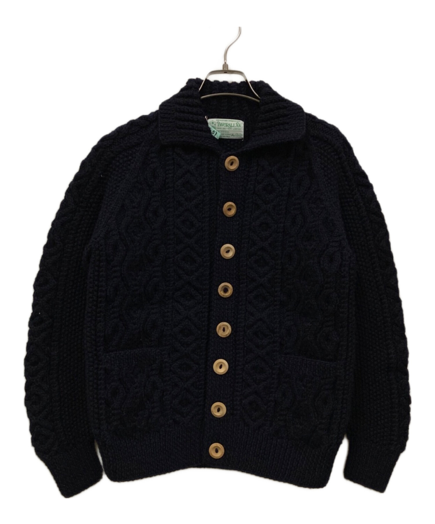 中古・古着通販】INVERALLAN (インバーアラン) ケーブルニット