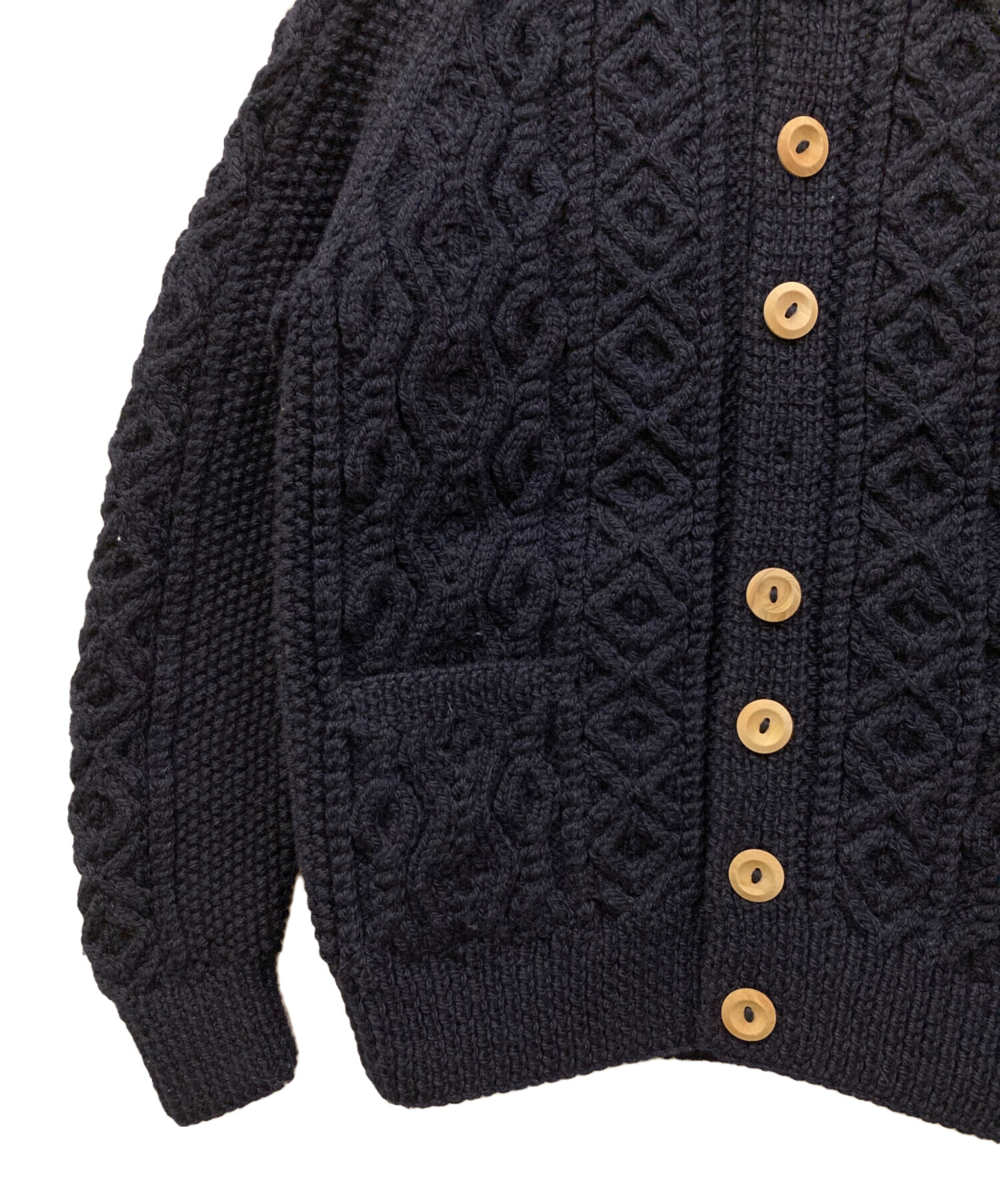 中古・古着通販】INVERALLAN (インバーアラン) ケーブルニット