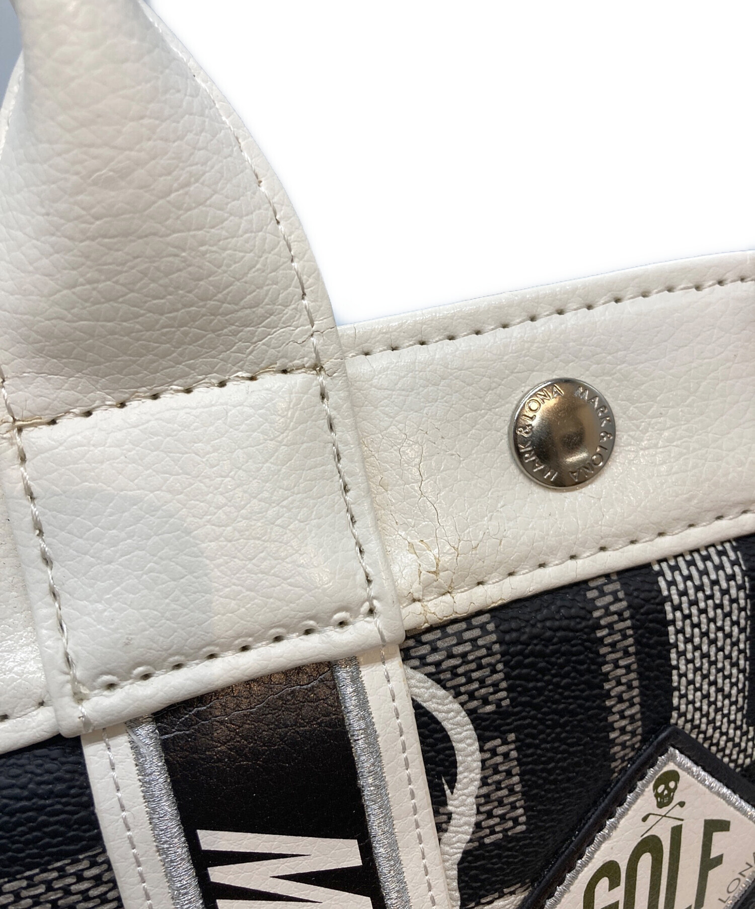 中古・古着通販】MARK&LONA (マークアンドロナ) スカルハンドバッグ