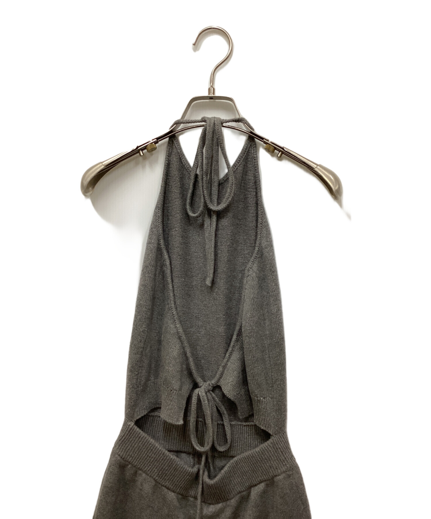 中古・古着通販】CLANE (クラネ) HALTER NECK KNIT ALL IN ONE