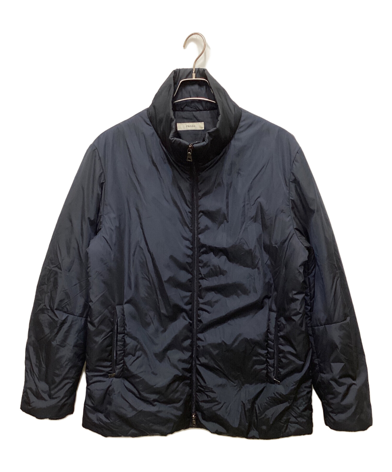 中古・古着通販】PRADA (プラダ) 中綿ナイロンジャケット ネイビー