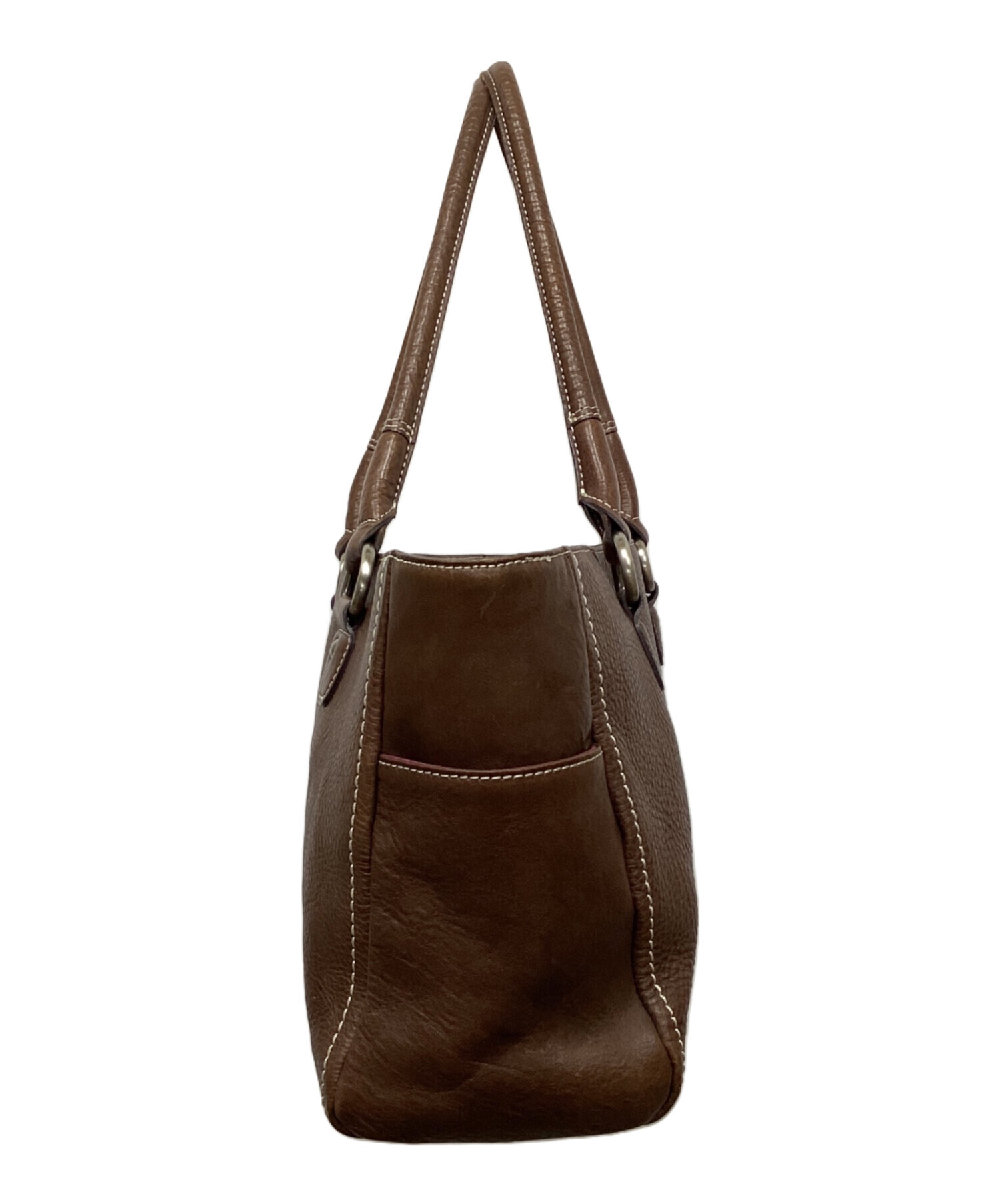 中古・古着通販】土屋鞄 (ツチヤカバン) トーンオイルヌメ ミディアム