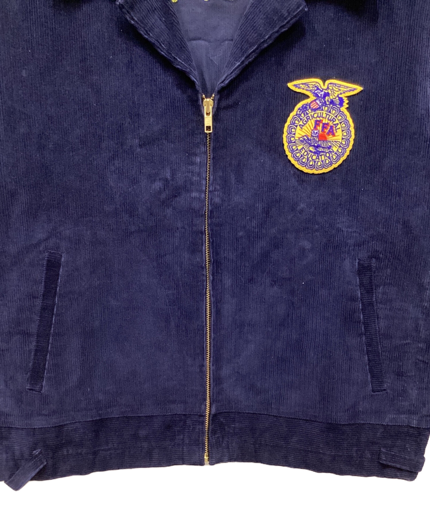 中古・古着通販】VINTAGE (ヴィンテージ) FFAジャケット ネイビー