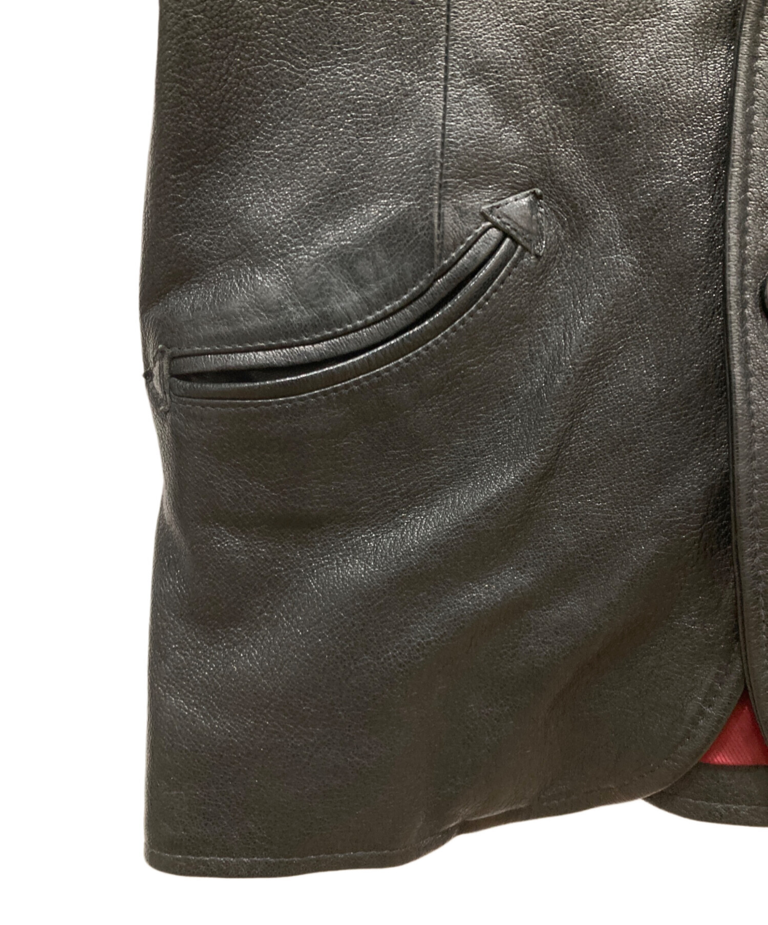 中古・古着通販】WEST RIDE (ウエストライド) ゴートレザーテーラード