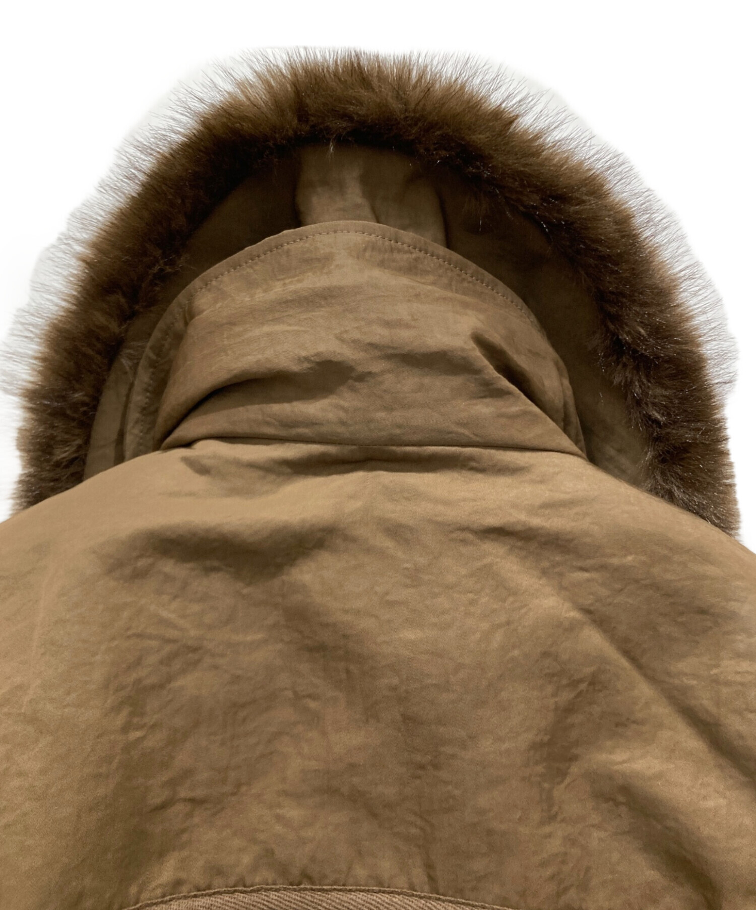 中古・古着通販】moussy (マウジー) FUR COLLAR CROP ブルゾン