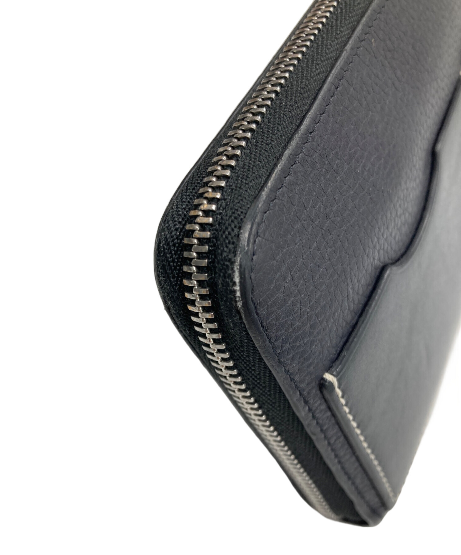 中古・古着通販】LOEWE (ロエベ) ラウンドファスナー長財布 ブラック