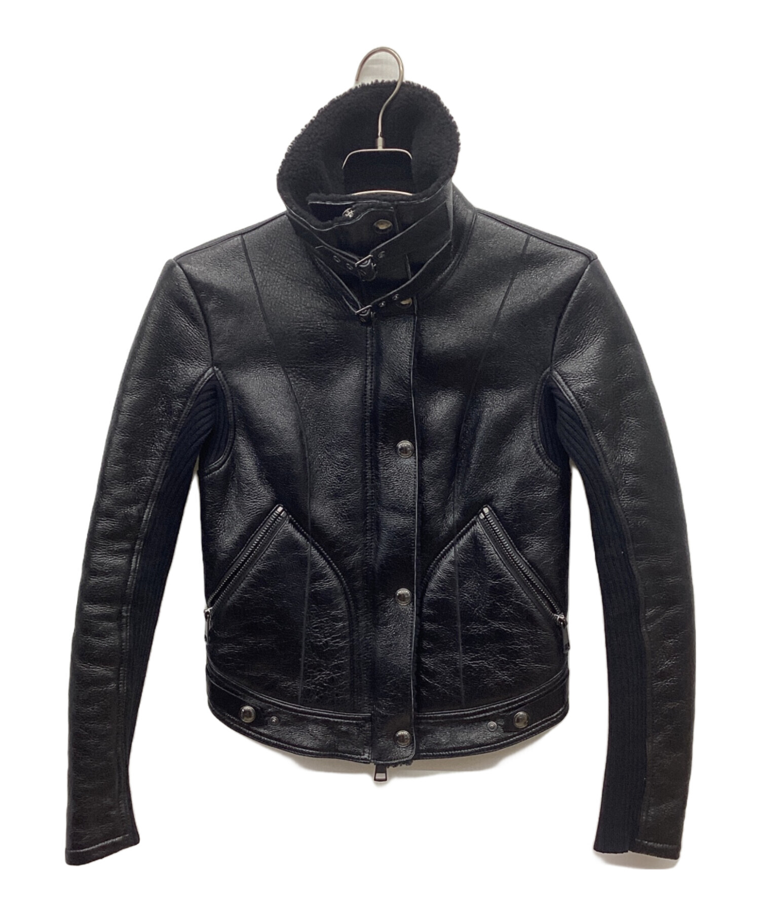 中古・古着通販】BURBERRY LONDON (バーバリーロンドン) ラムレザー裏