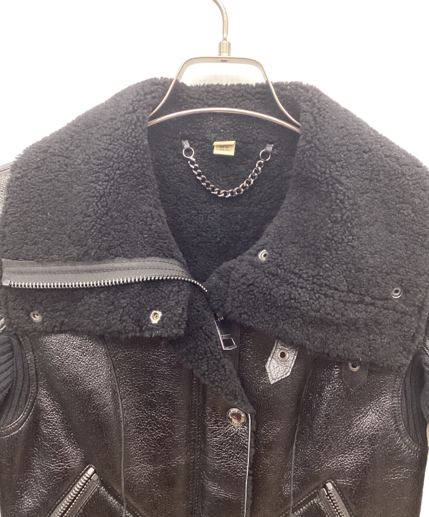 中古・古着通販】BURBERRY LONDON (バーバリーロンドン) ラムレザー裏