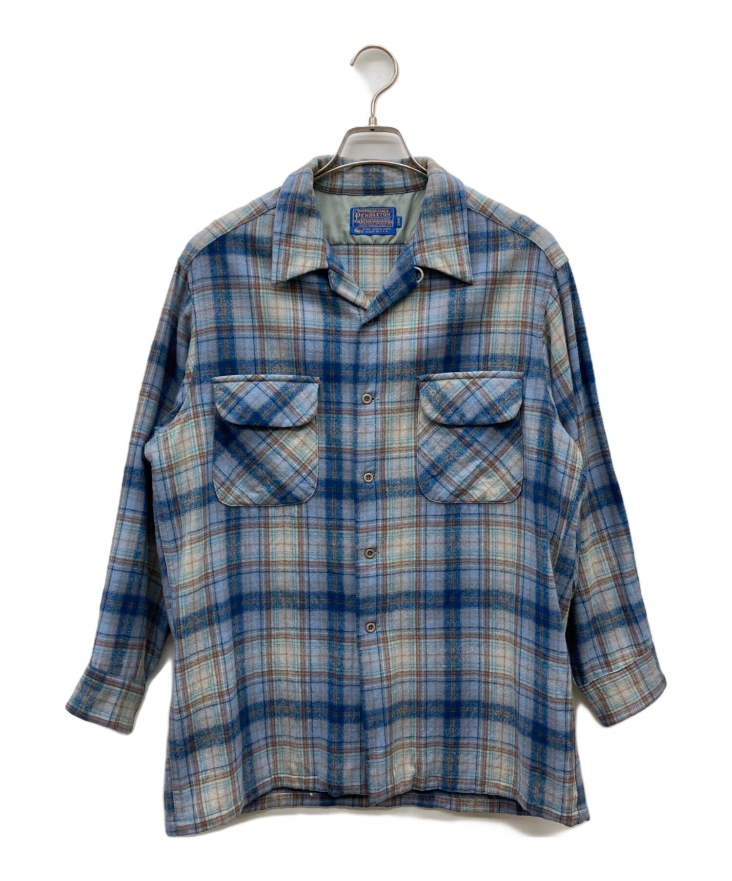 中古・古着通販】PENDLETON (ペンドルトン) 70s ボードシャツ ブルー