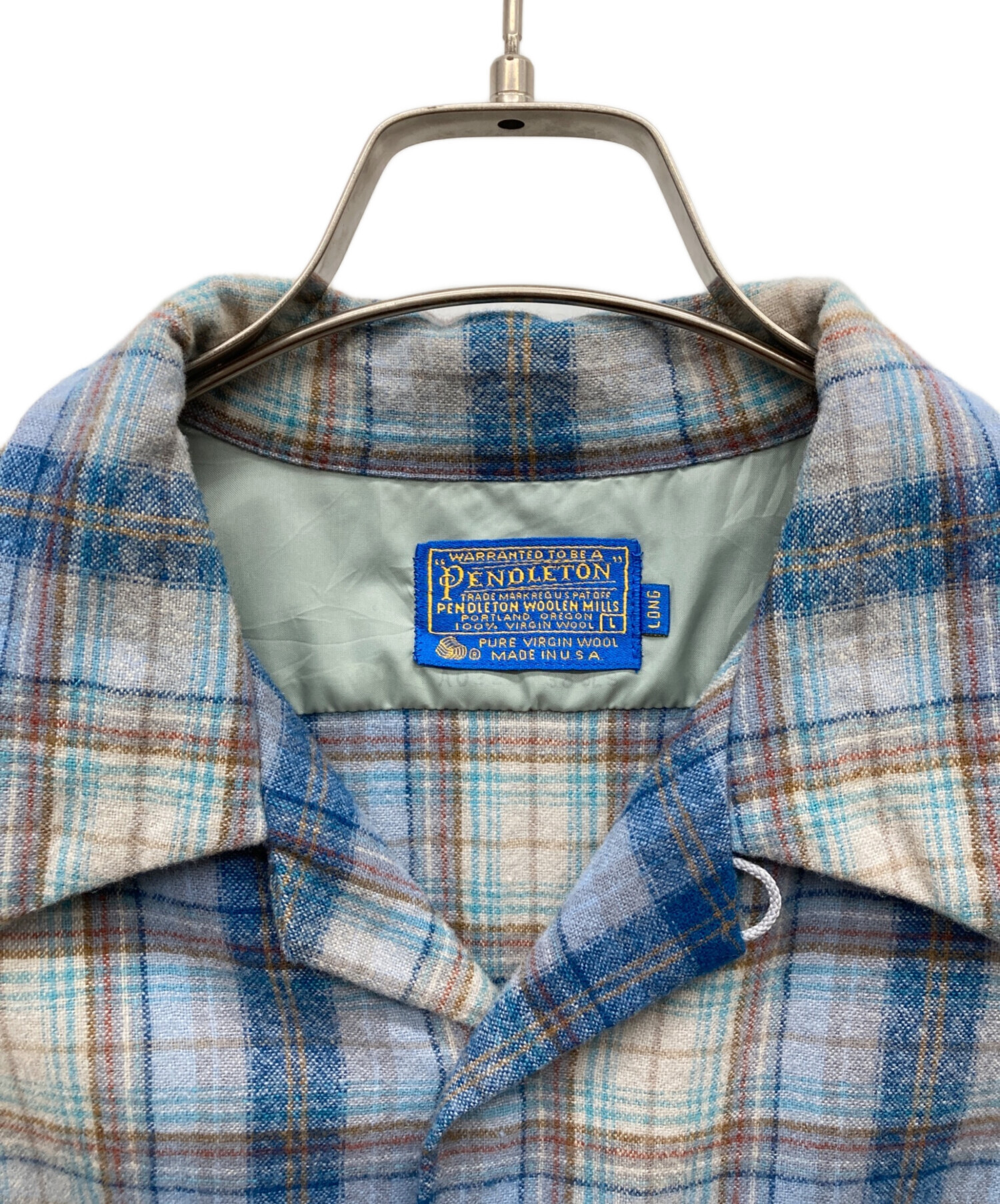 中古・古着通販】PENDLETON (ペンドルトン) 70s ボードシャツ ブルー