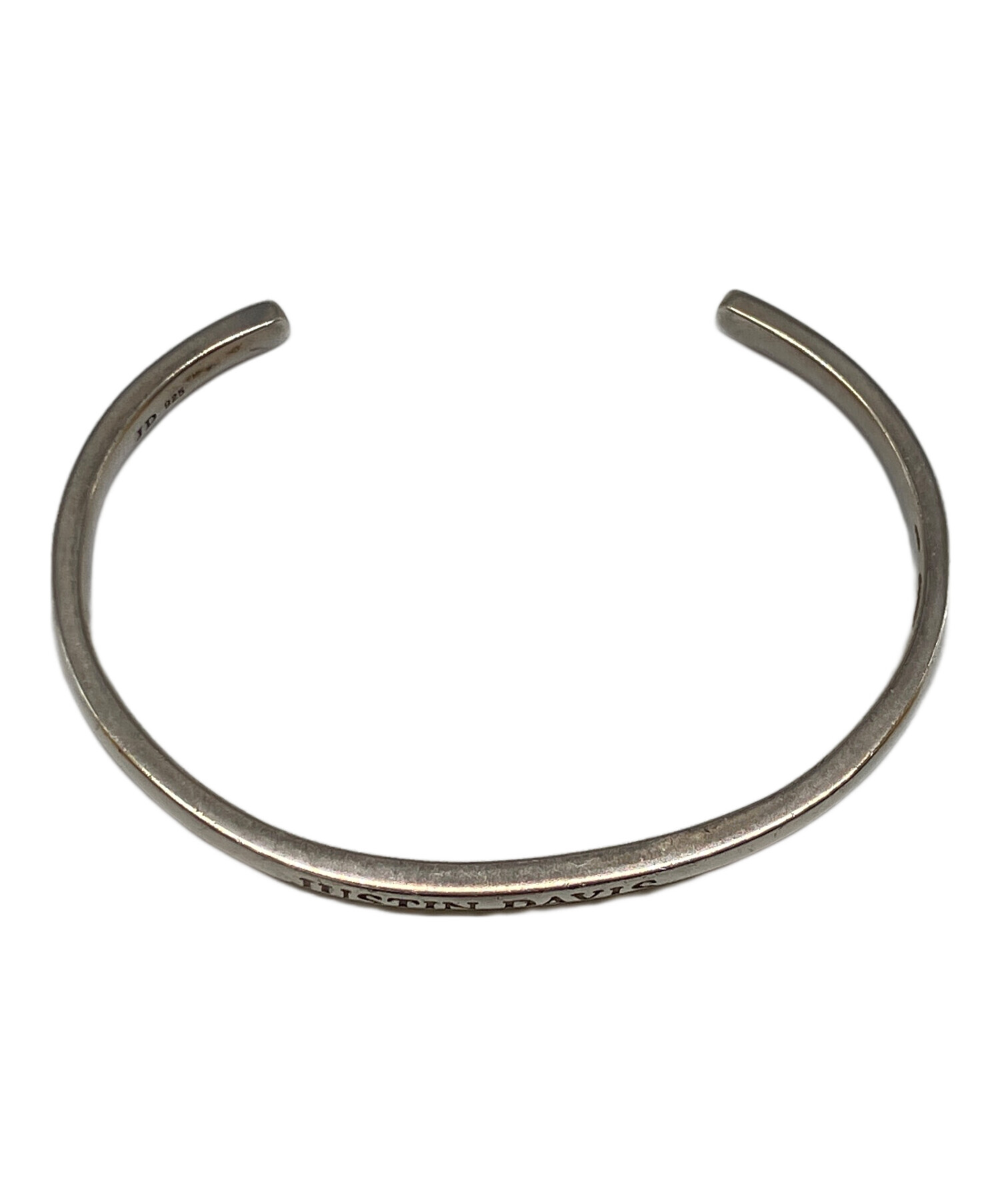 中古・古着通販】JUSTIN DAVIS (ジャスティンデイビス) ロゴバングル