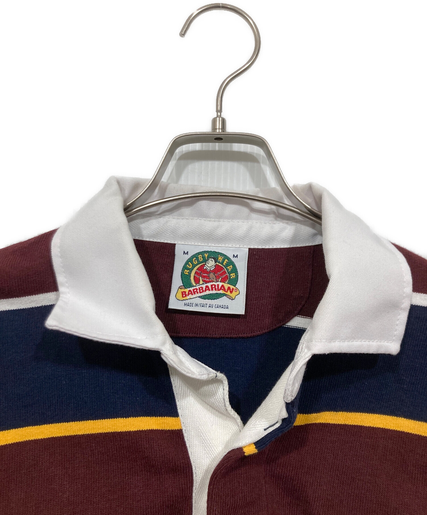 中古・古着通販】BARBARIAN (バーバリアン) ラガーシャツ REGULER LONG