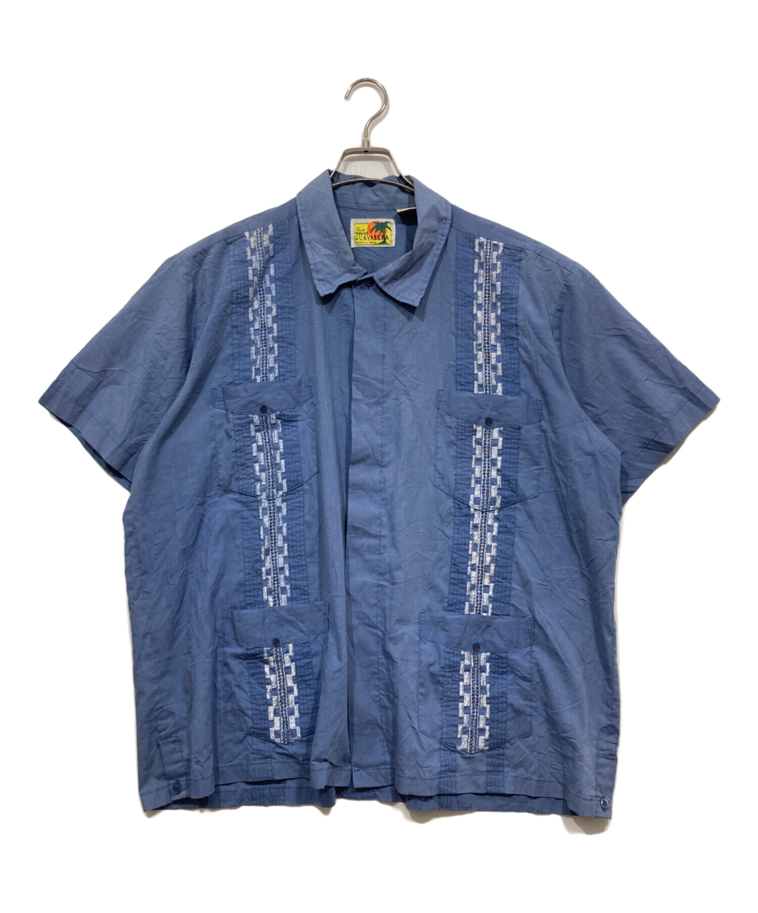 中古・古着通販】Guayabera (グアヤベラ) キューバシャツ ブルー