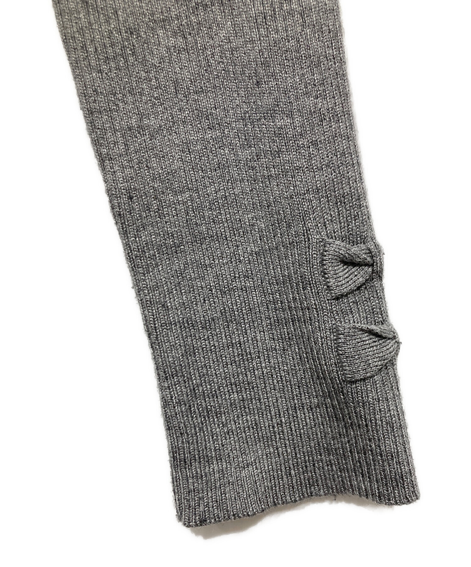 中古・古着通販】M'S GRACY (エムズグレイシー) リボンデザインニット