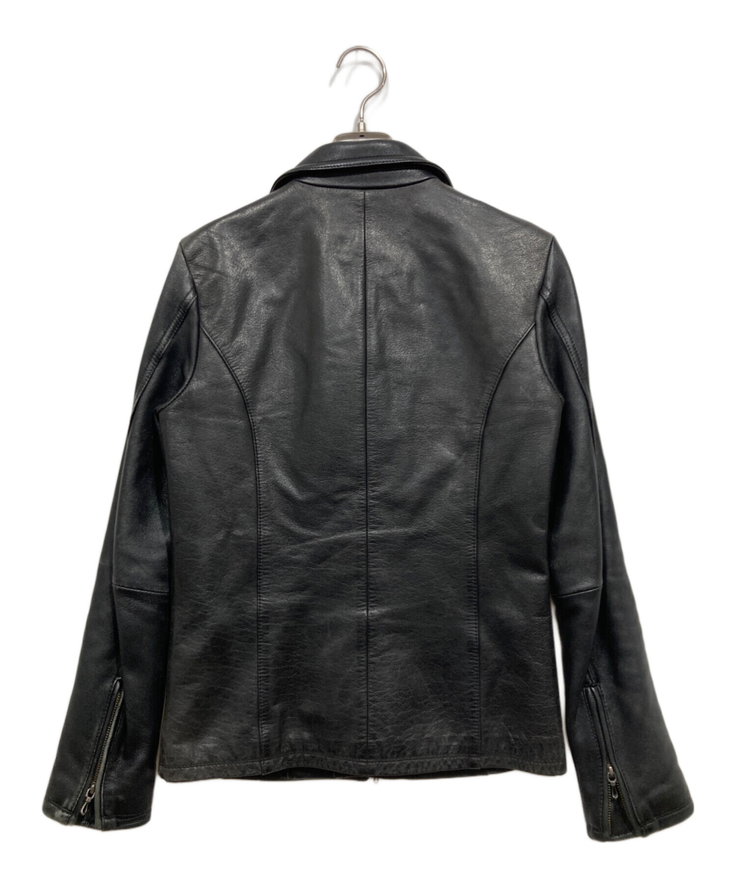 中古・古着通販】FUGA (フーガ) ダブルライダースジャケット ブラック