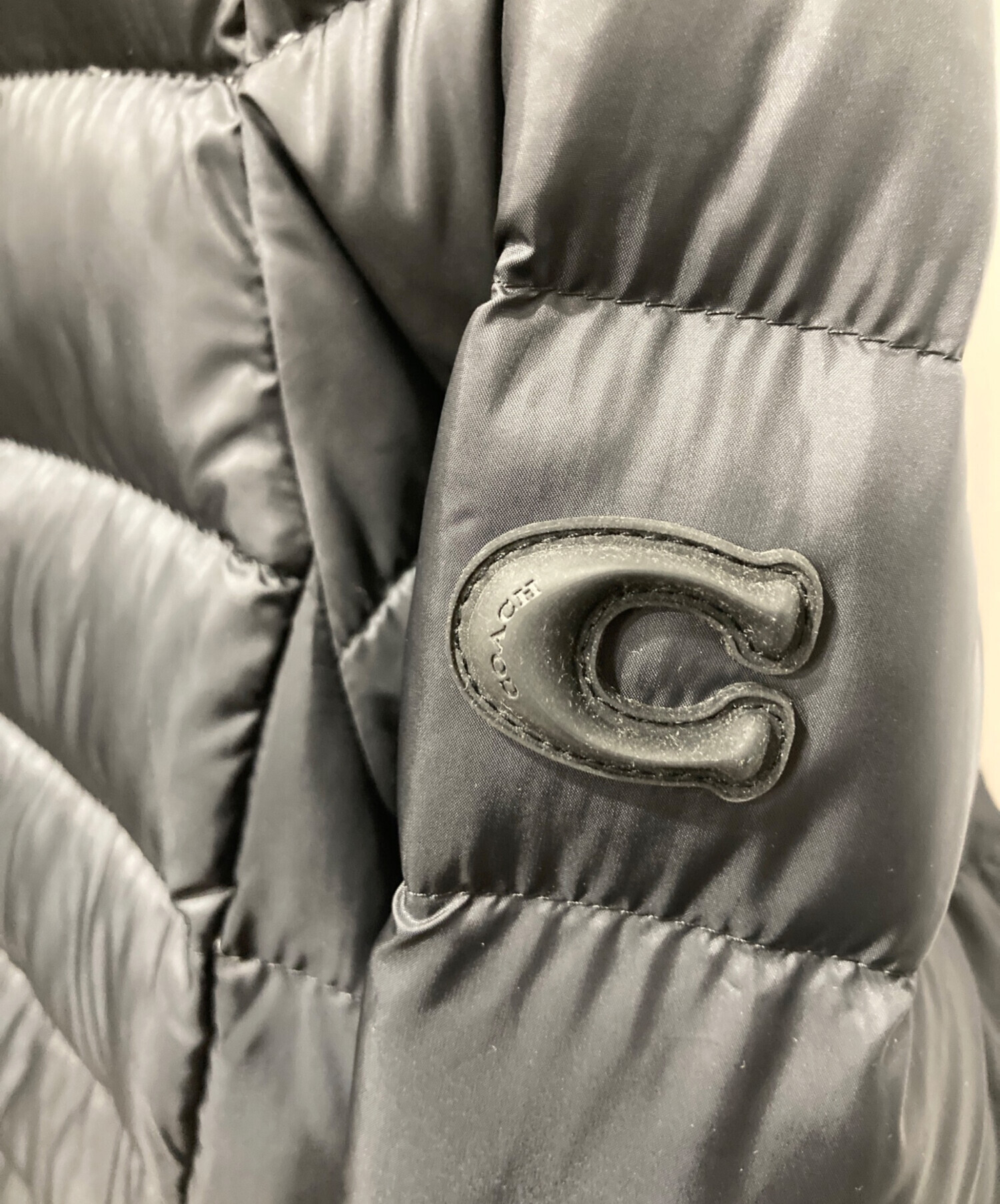 中古・古着通販】COACH (コーチ) ダウンコート ブラック サイズ:S