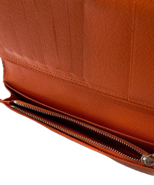 中古・古着通販】LOUIS VUITTON (ルイ ヴィトン) 長財布 オレンジ