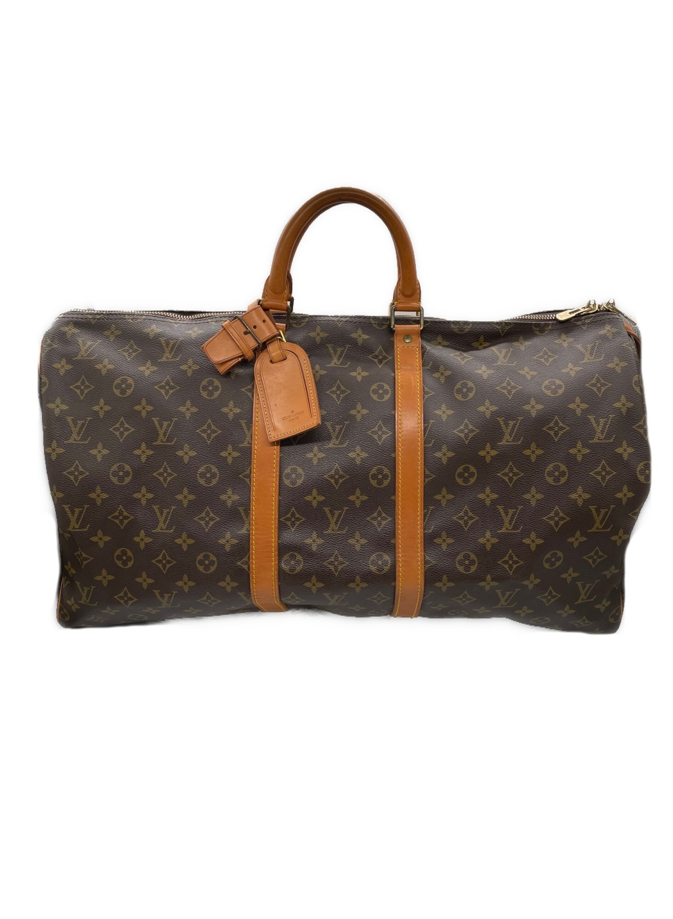 中古・古着通販】LOUIS VUITTON (ルイ ヴィトン) キーポル55 ブラウン